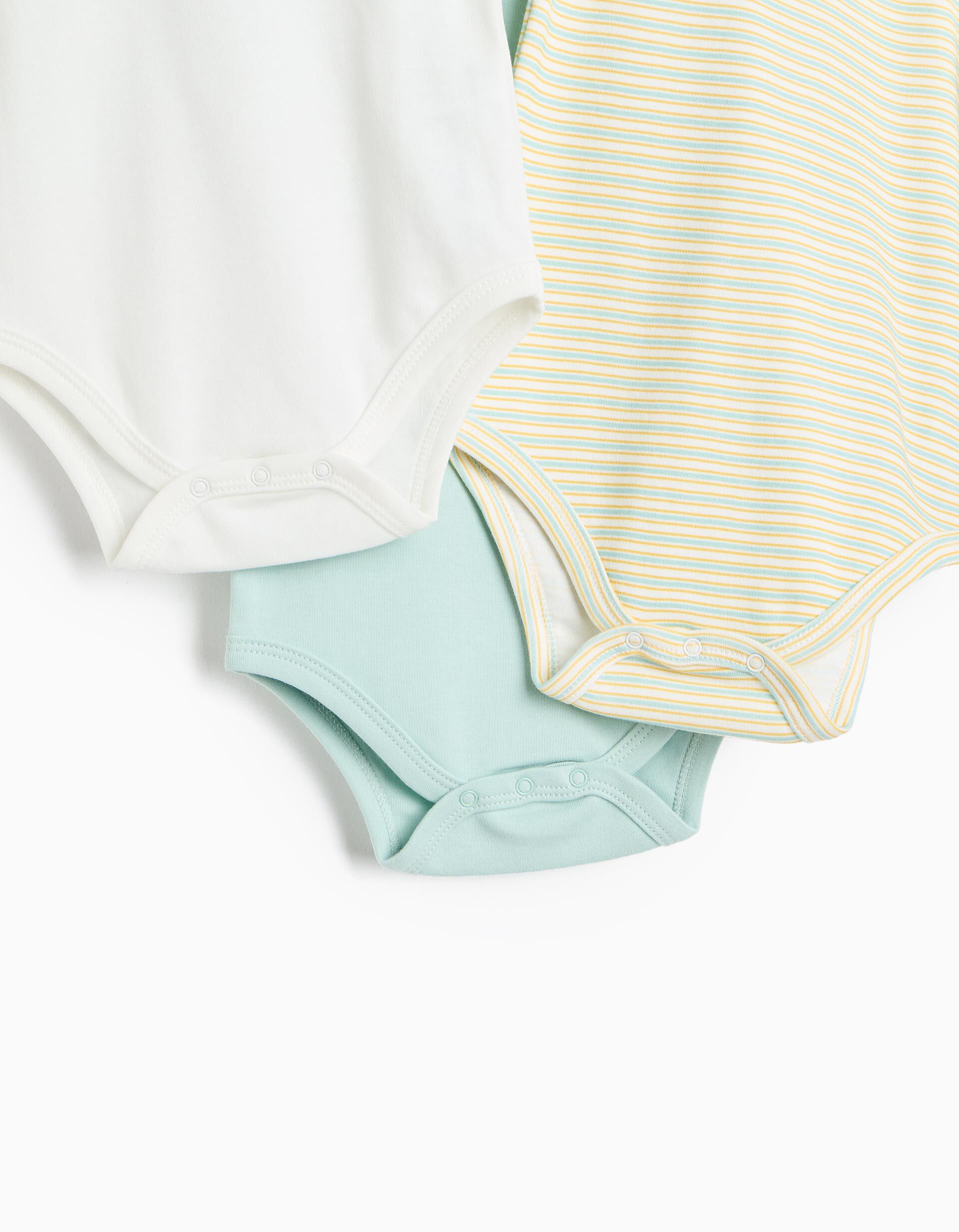 Comprar Online Pack 3 Bodies de Manga Comprida, Menino, Multicolor