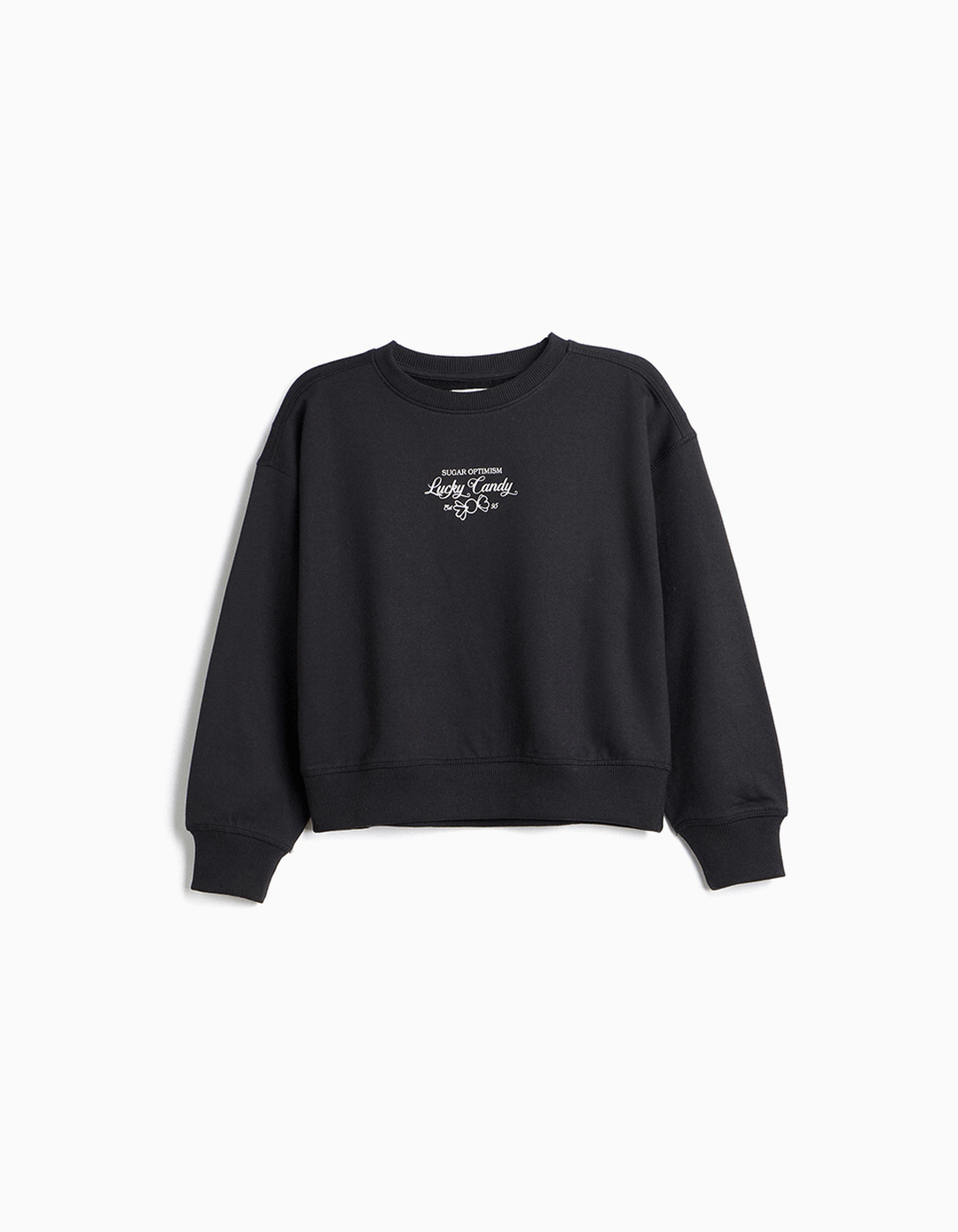 Sweatshirt, Menina, Preto