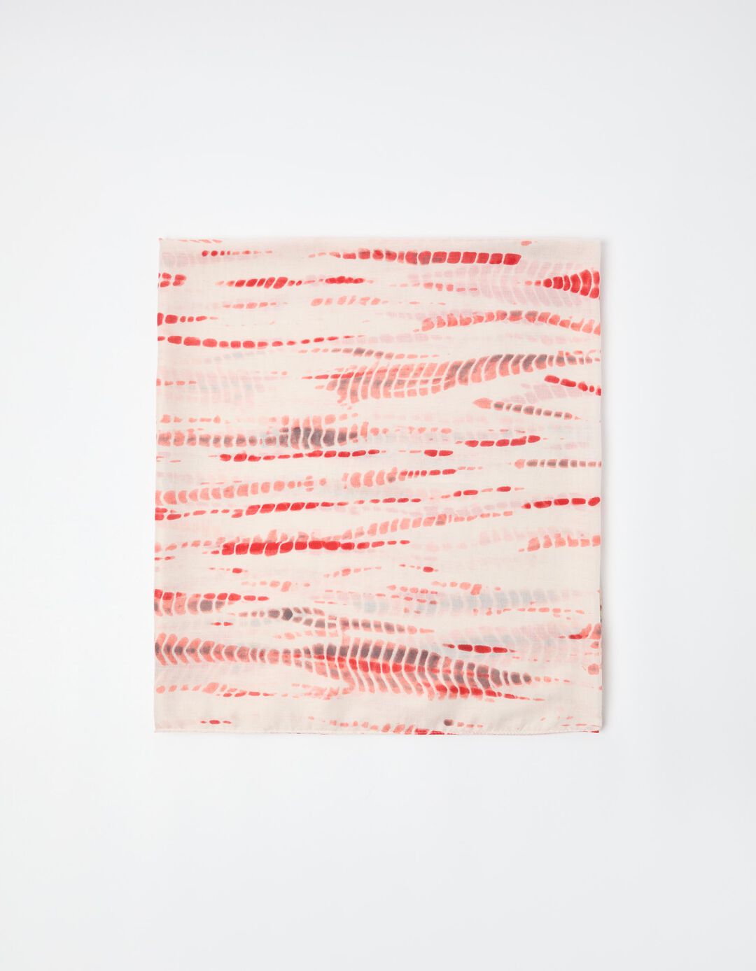 Cachecol Estampado, Mulher, Vermelho