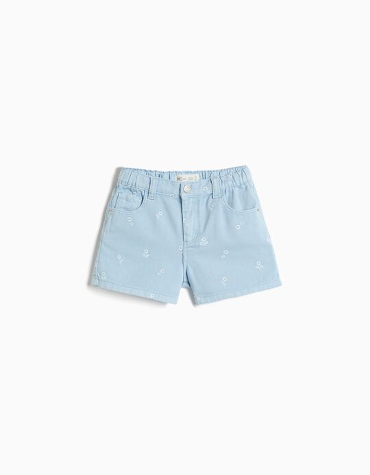 Comprar Online Cal&ccedil;&otilde;es De Sarja, Menina, Azul Claro