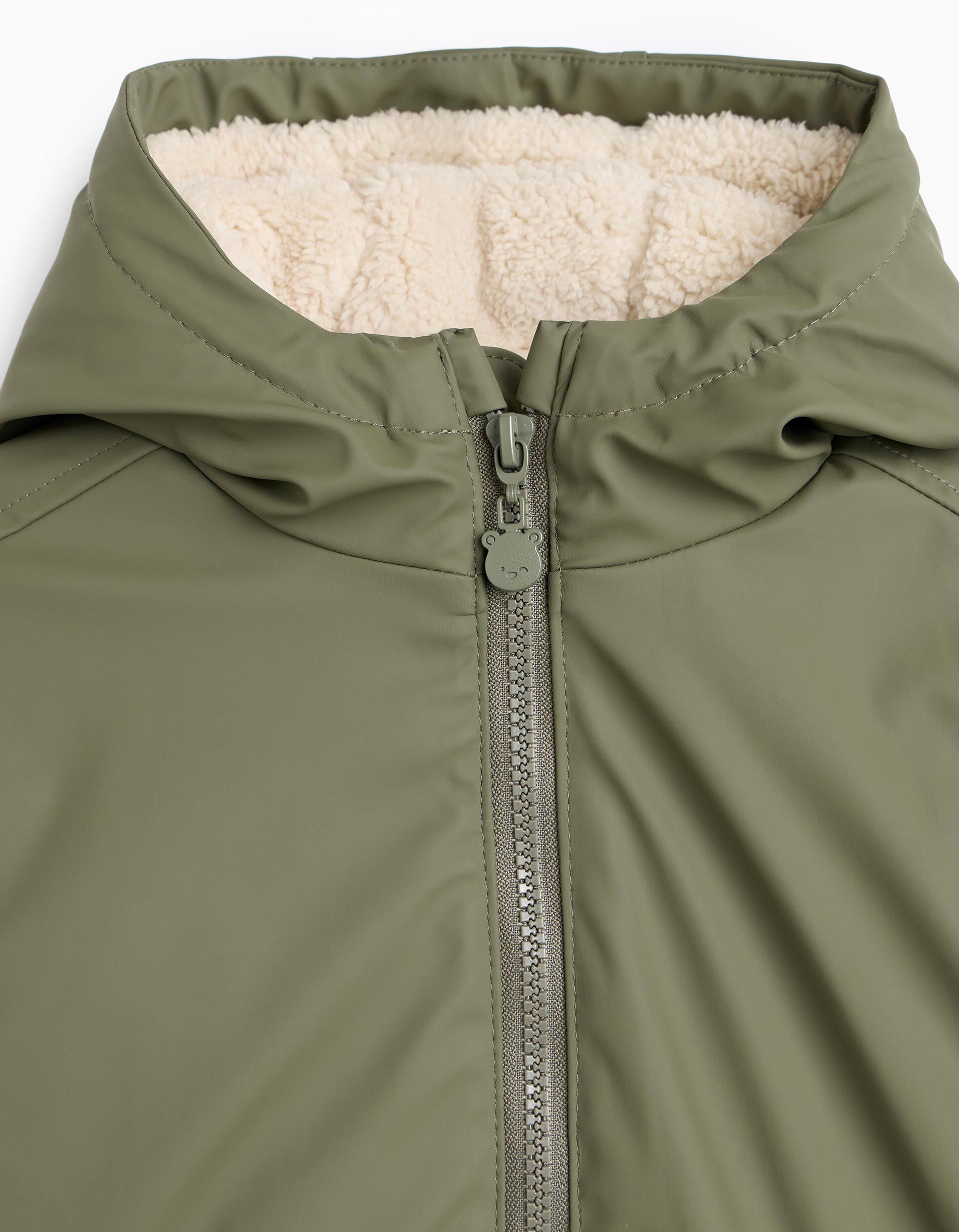 Comprar Online Parka Com Forro Sherpa, Menino, Verde Escuro