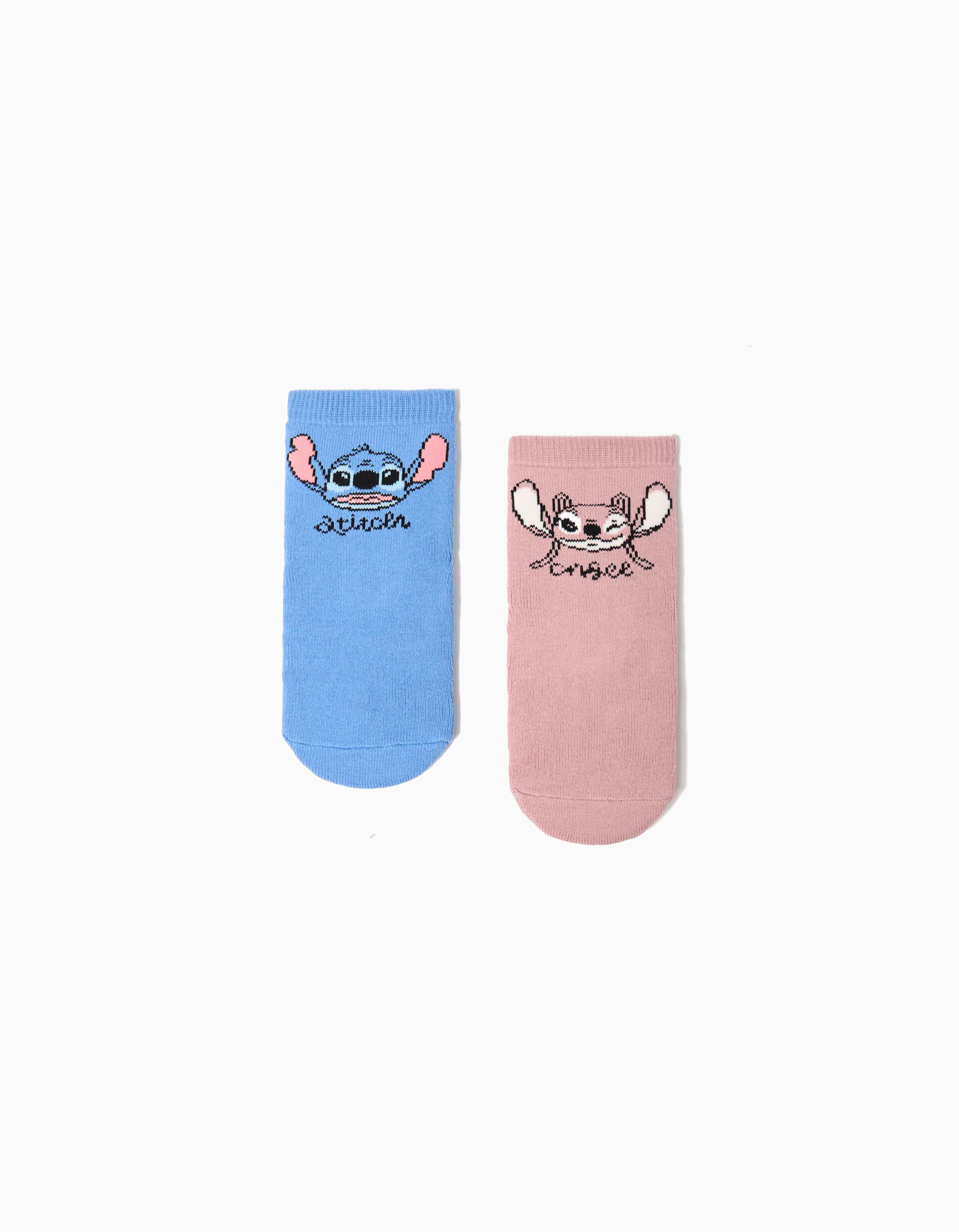 Comprar Online Pack 2 Meias Antiderrapantes 'Lilo e Stitch' &copy;Disney, Menina, Multicor