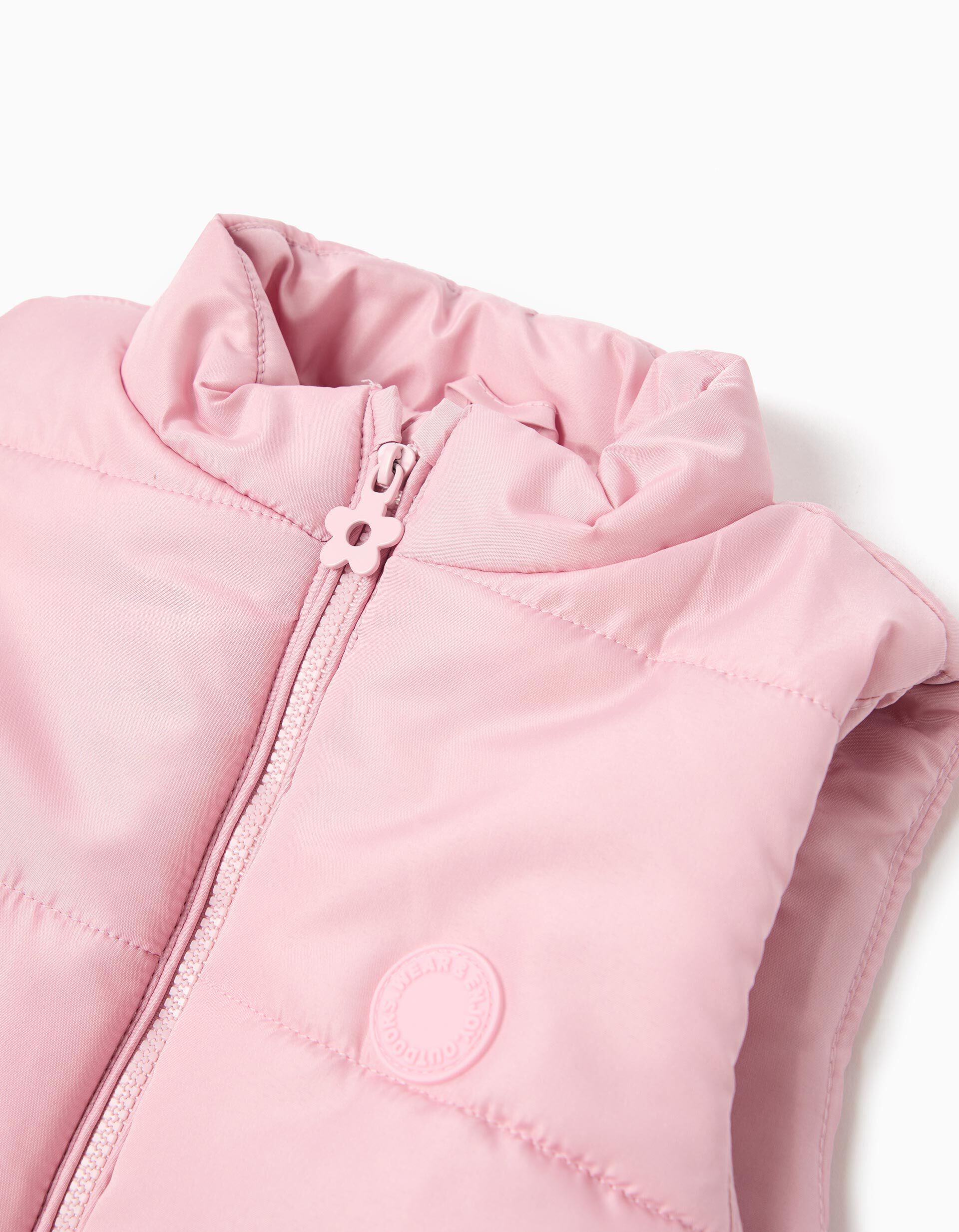 Comprar Online Colete Acolchoado, Menina, Rosa Claro