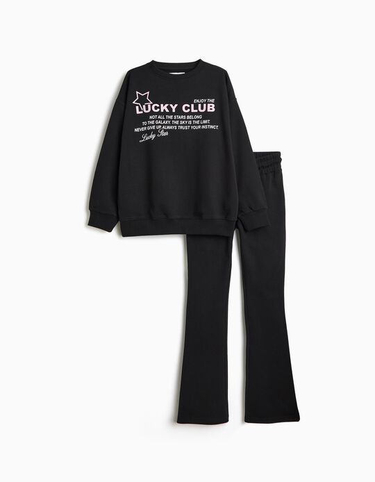 Comprar Online Conjunto De Felpa, Menina, Preto
