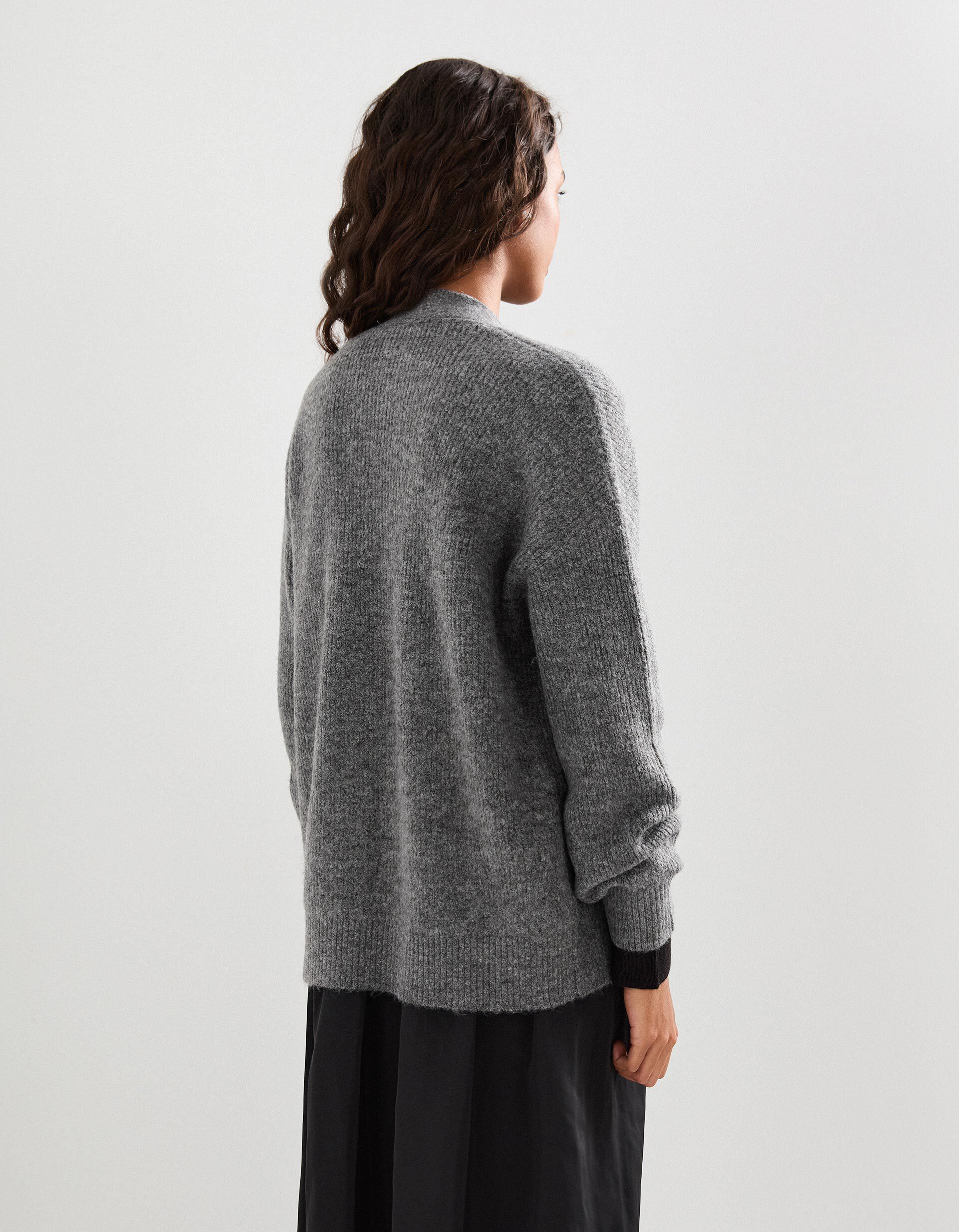 Comprar Online Casaco de Malha, Mulher, Cinzento Escuro