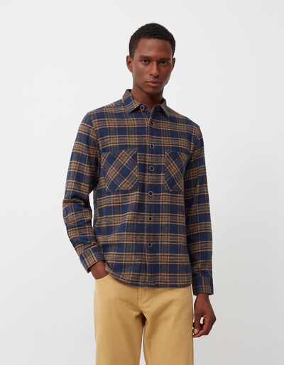 Plaid Flannel Shirt, Men, Multicolour