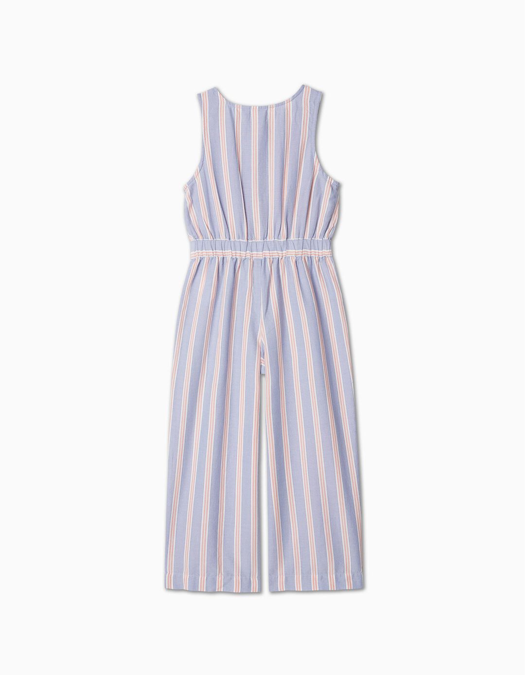 Striped Belted Jumpsuit, Girl, Multiple colors