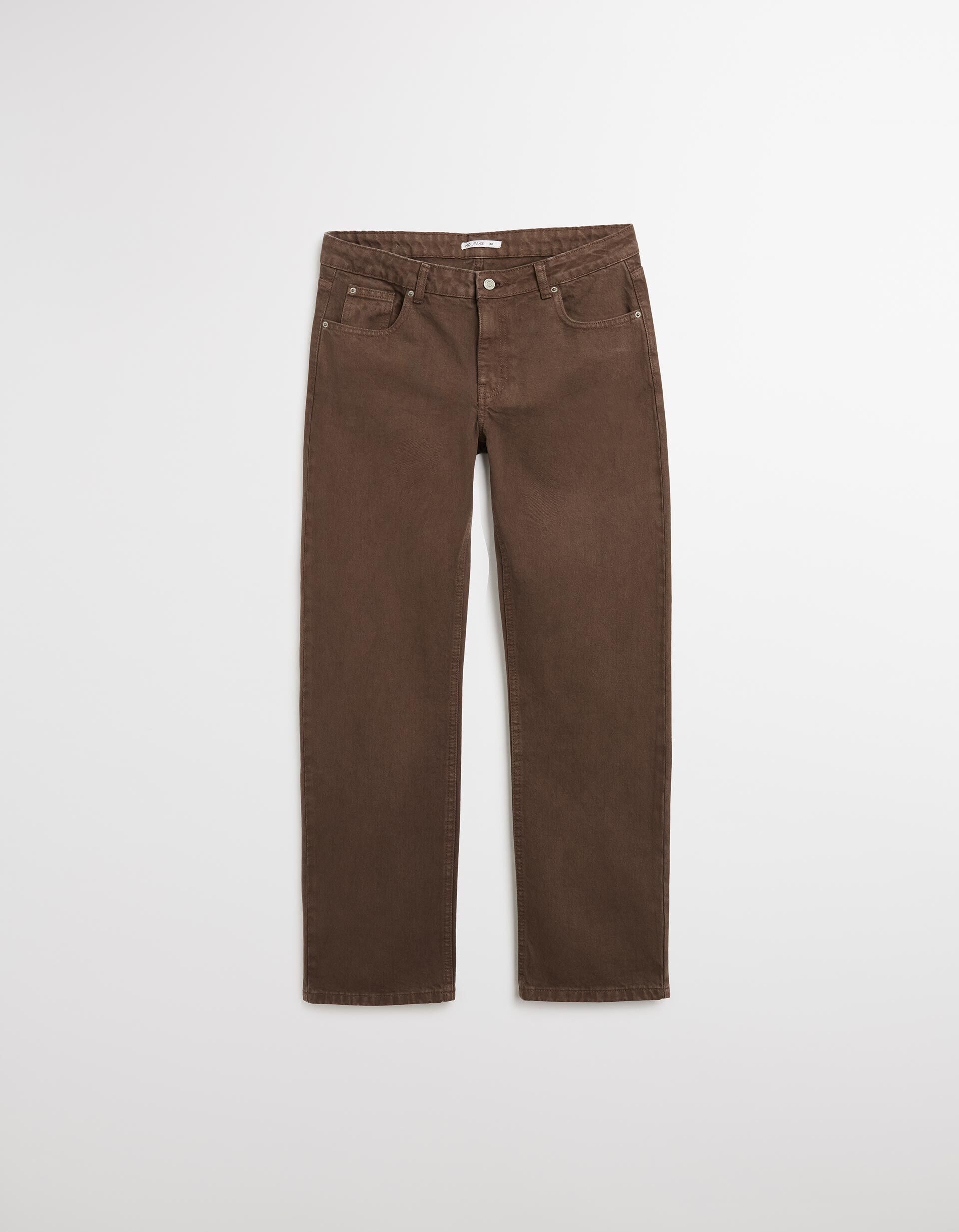 Comprar Online Cal&ccedil;as de Ganga 'Straight Fit', Mulher, Castanho Escuro