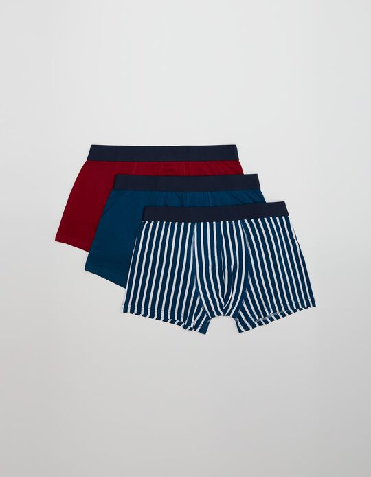 Pack of 3 Boxer Shorts, Men, Multicolour