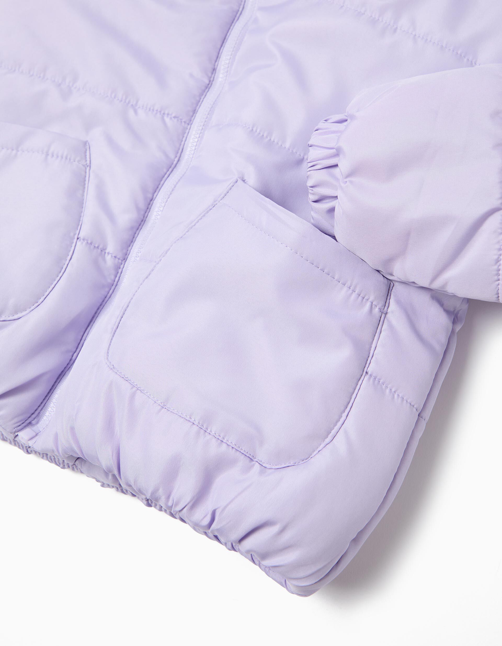 Comprar Online Casaco Acolchoado, Menina, Roxo Claro
