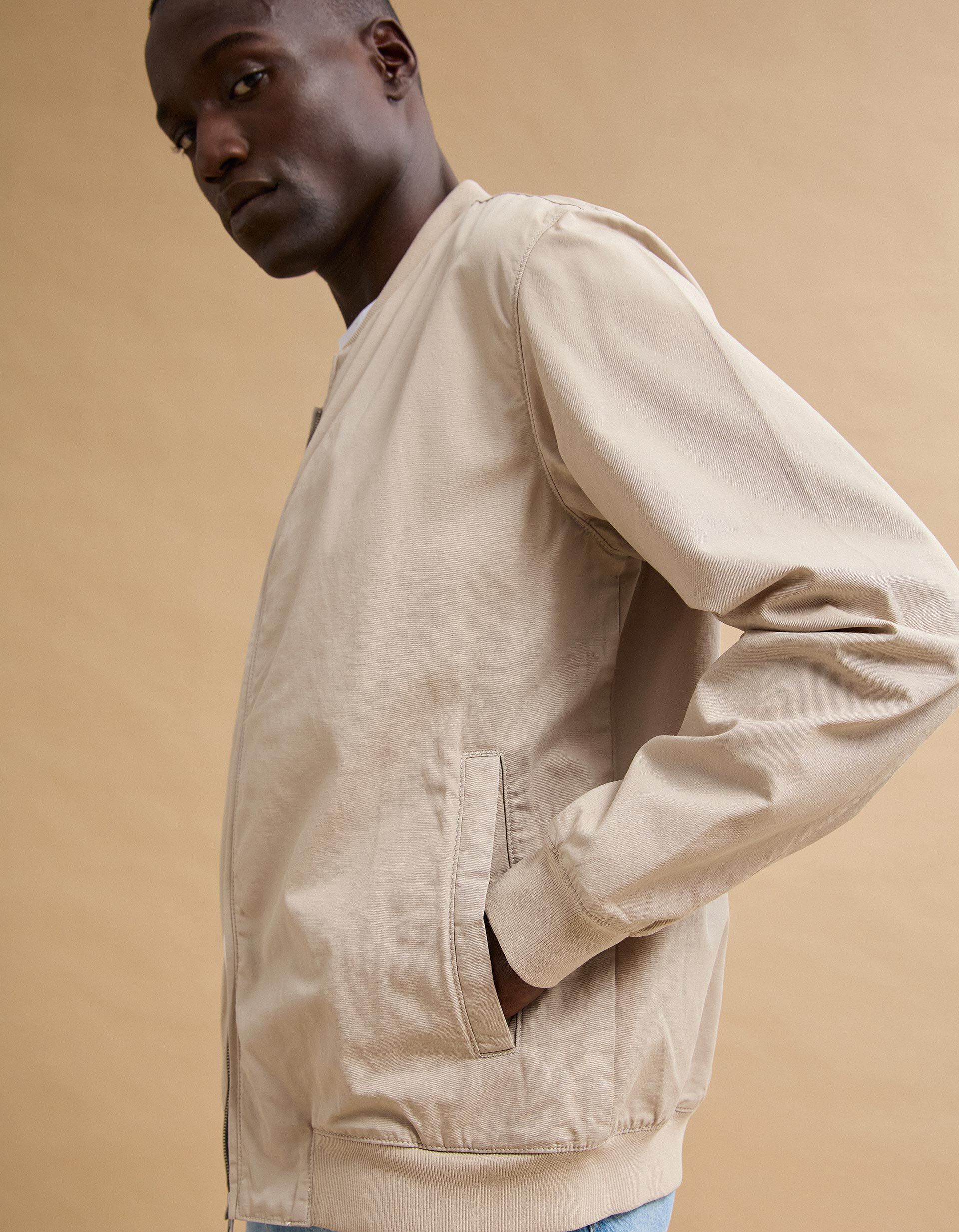 Comprar Online Casaco Bomber, Homem, Bege