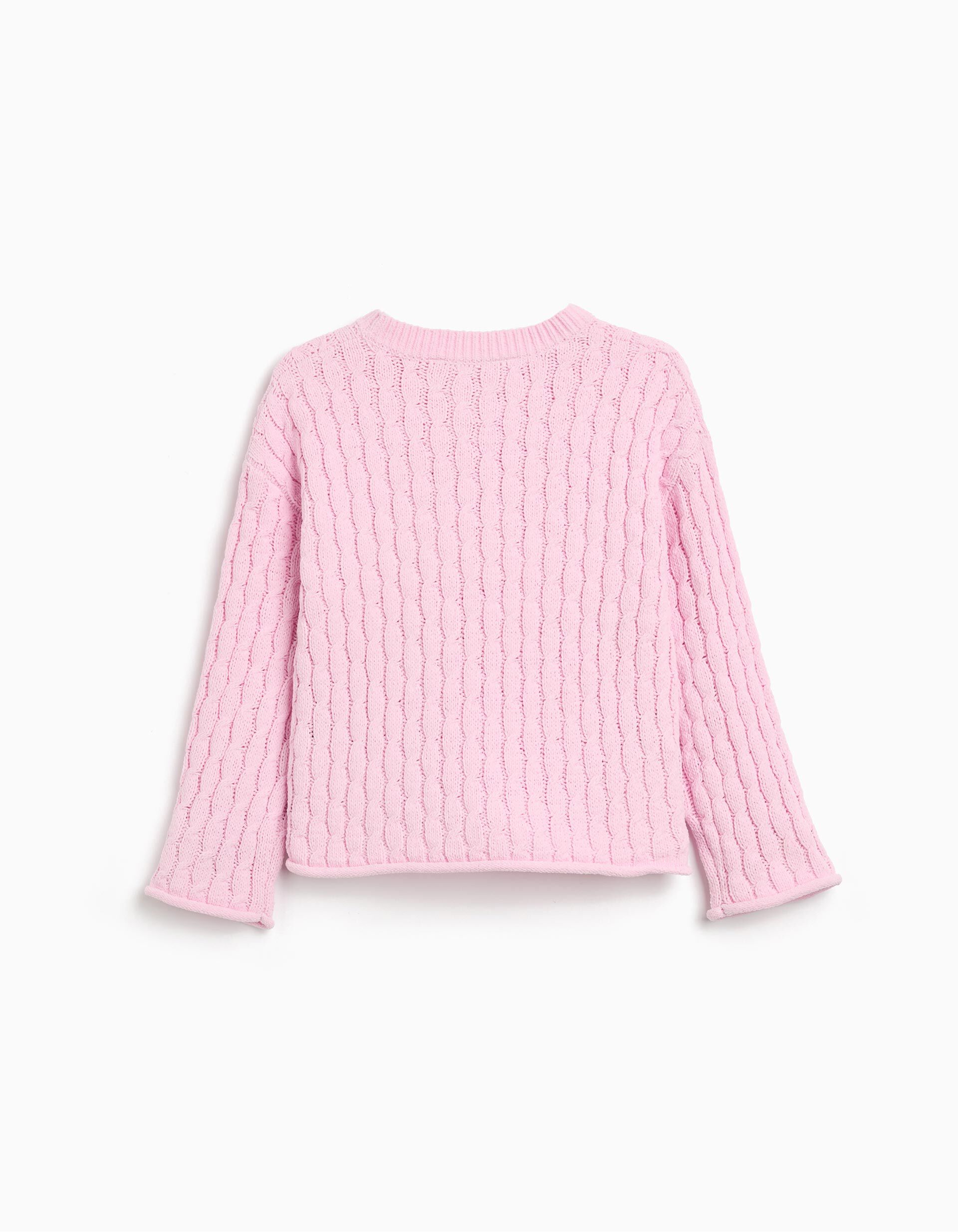 Comprar Online Camisola de Malha, Menina, Rosa Claro