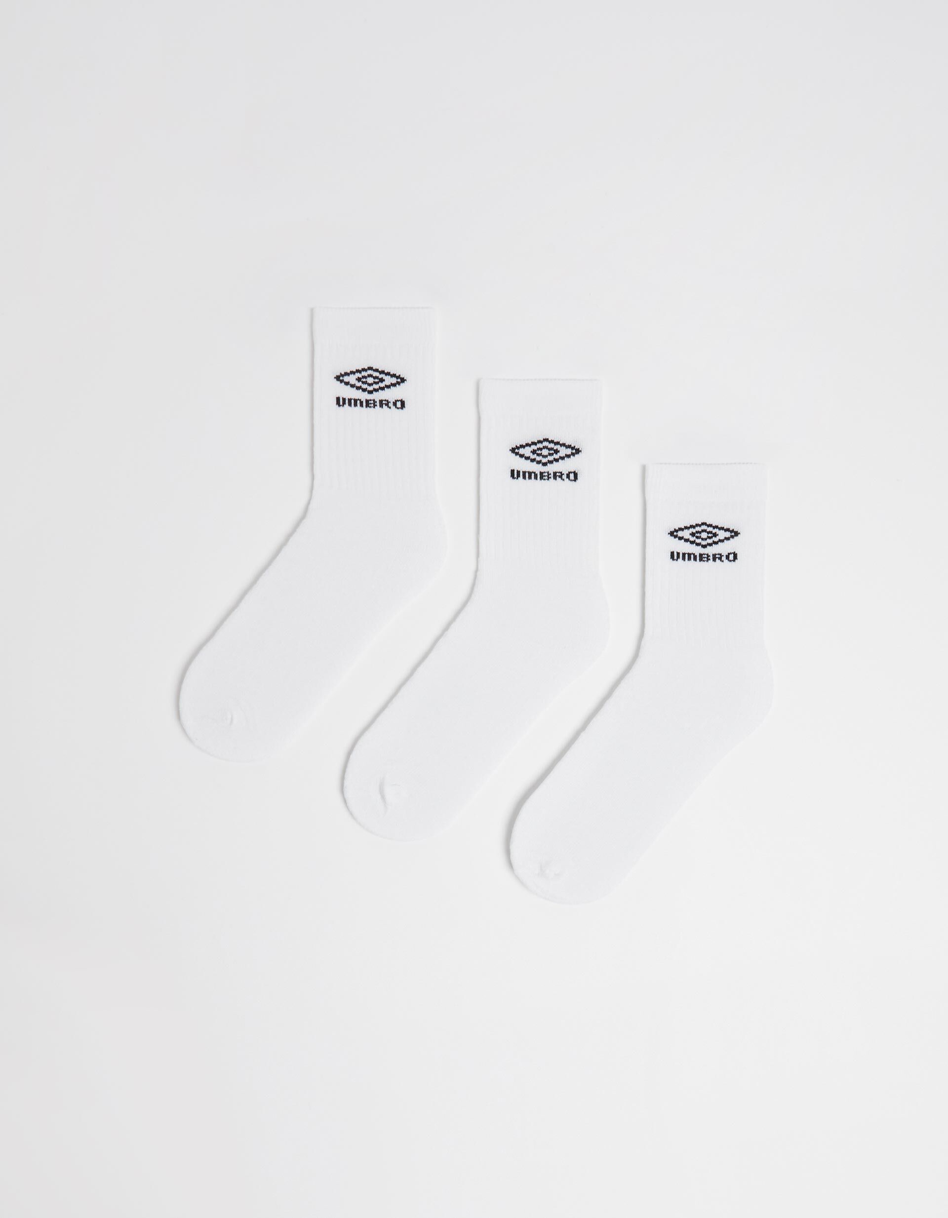 Pack 3 Pairs of Socks Umbro Women White