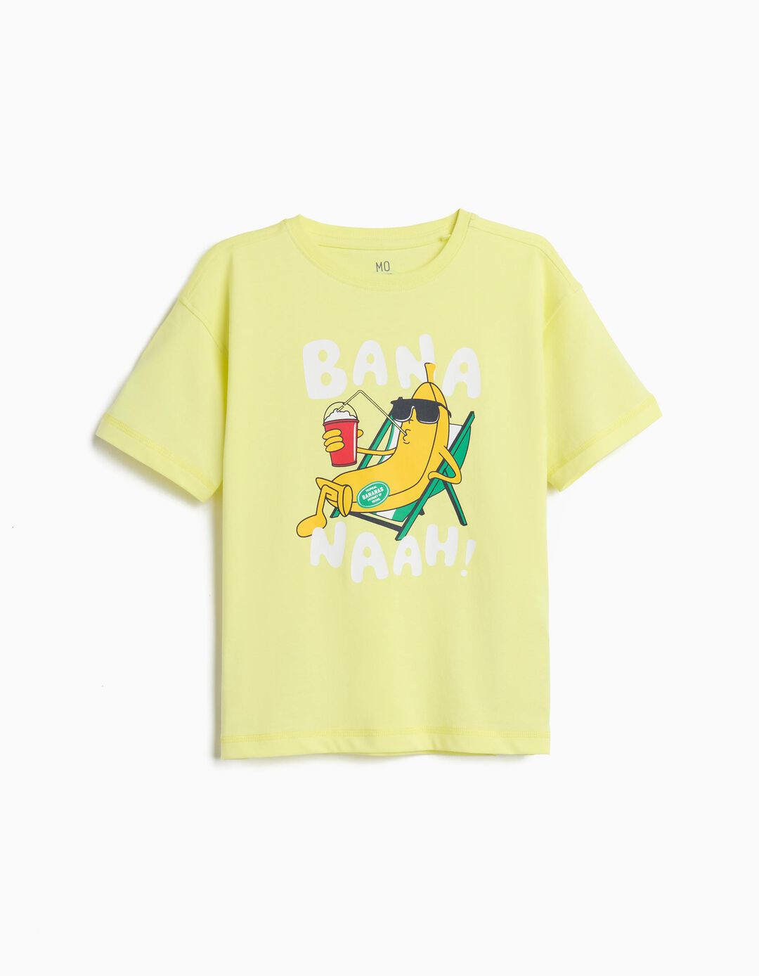 T-shirt Estampada, Menino, Verde Claro