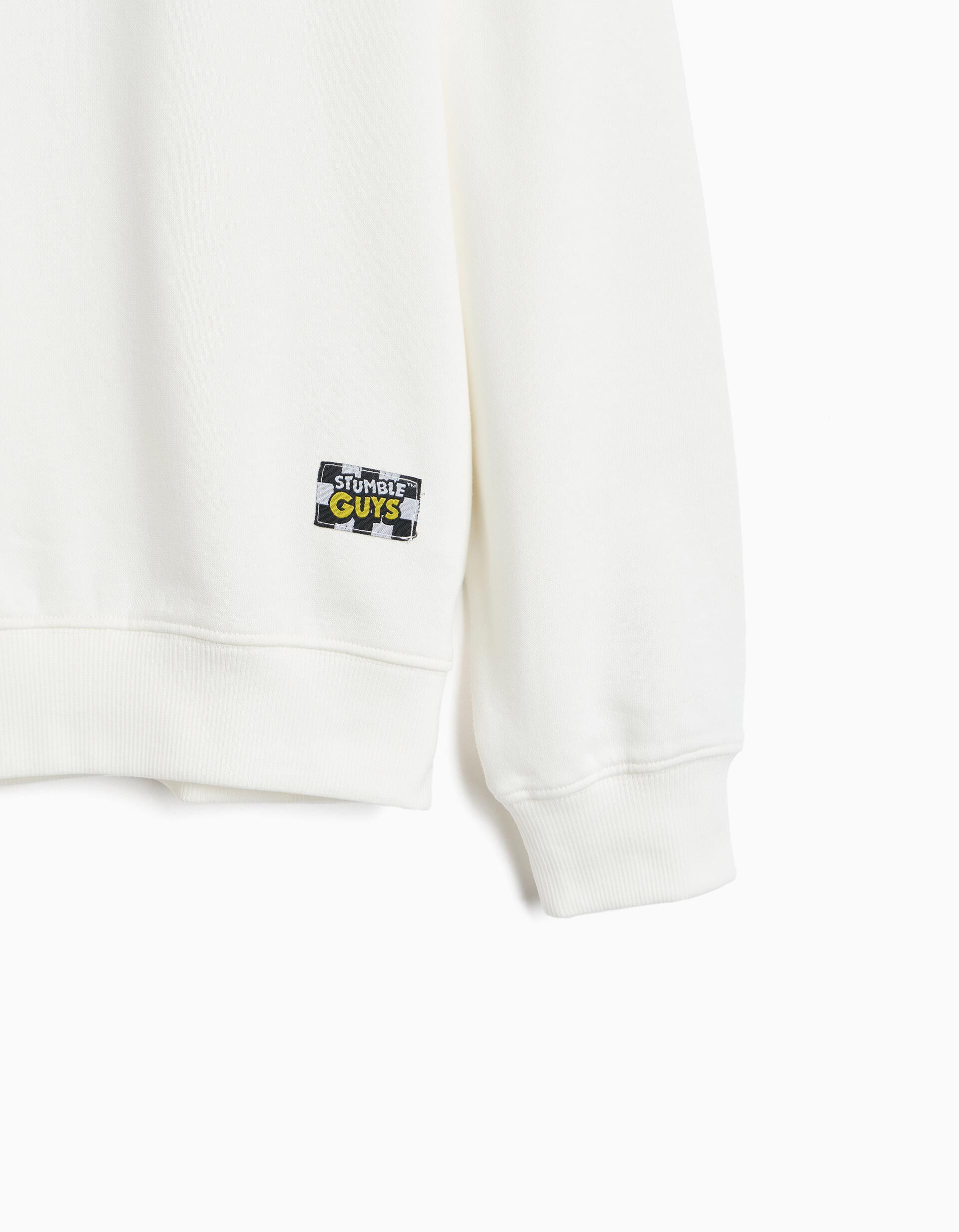 Comprar Online Sweatshirt De Felpa 'Stumble Guys', Menino, Branco