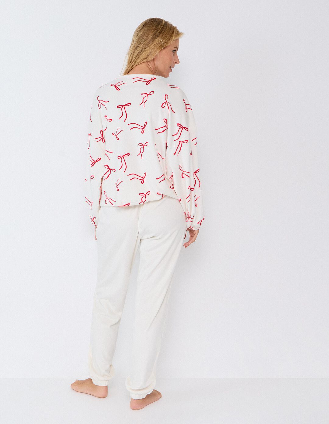 Pijama De Veludo, Mulher, Branco