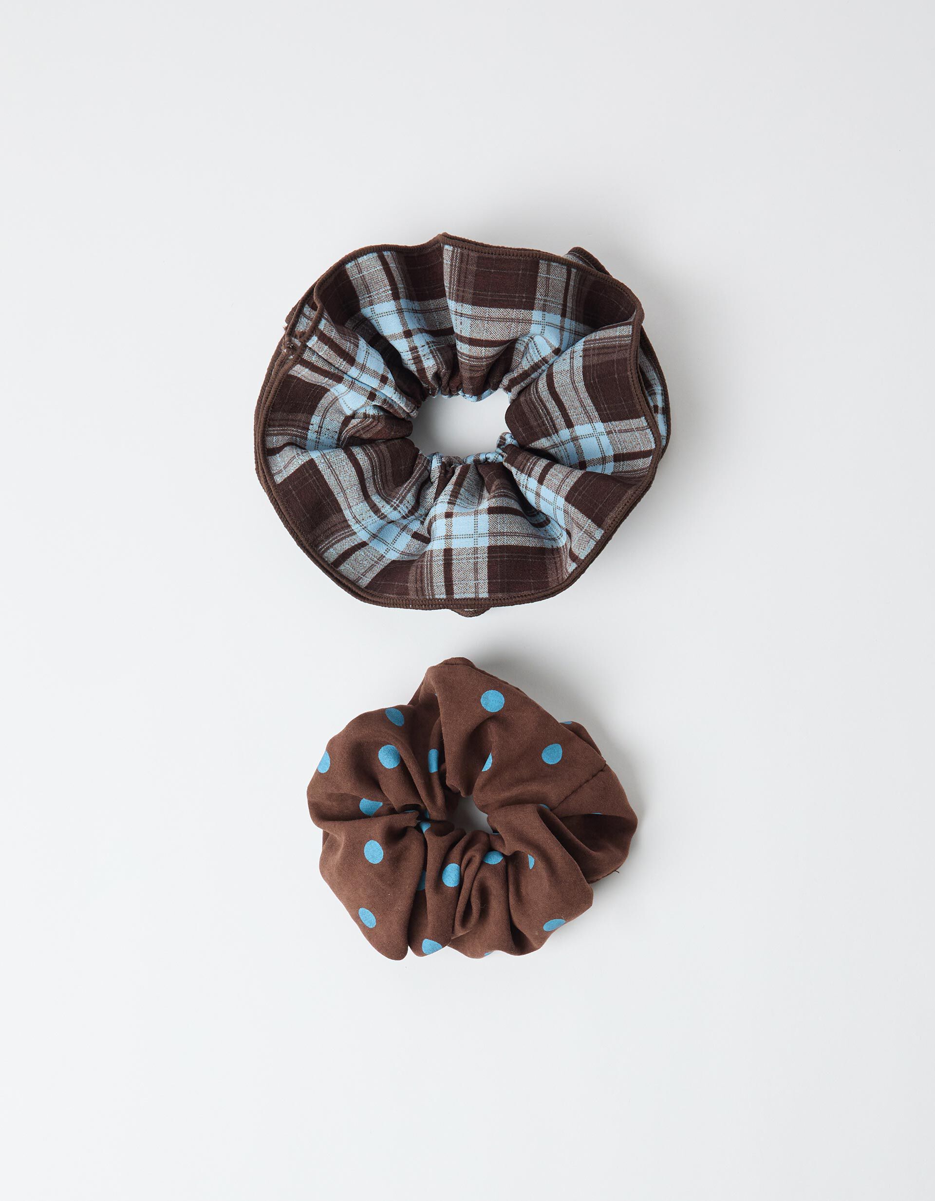 Comprar Online Pack 2 El&aacute;sticos Scrunchies, Mulher, Multicolor