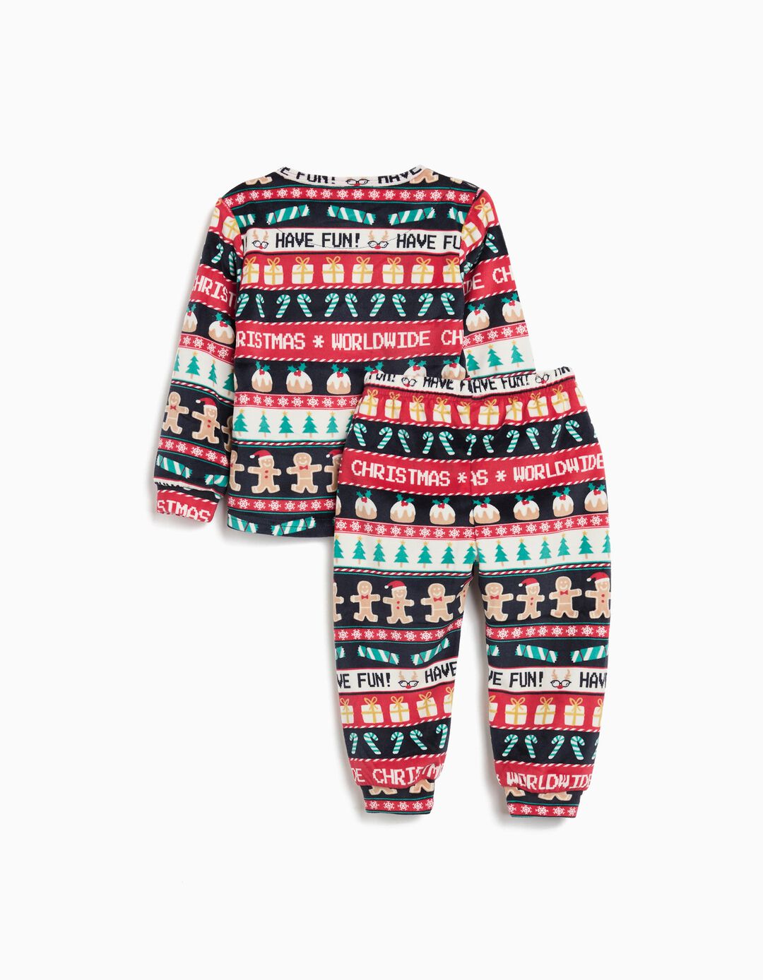 Pijama de Natal, Menino, Multicor