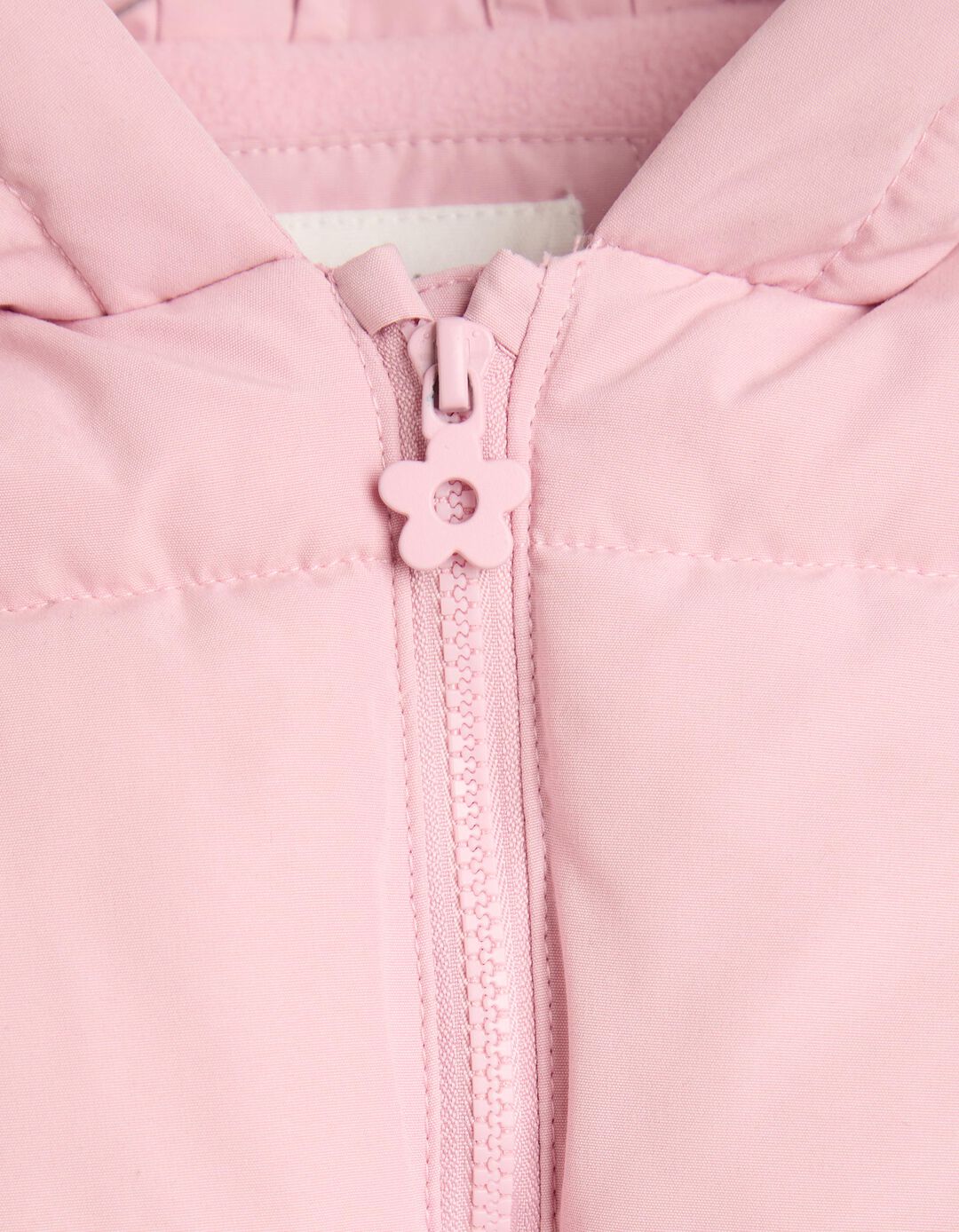 Casaco Acolchoado Com Capuz, Menina, Rosa
