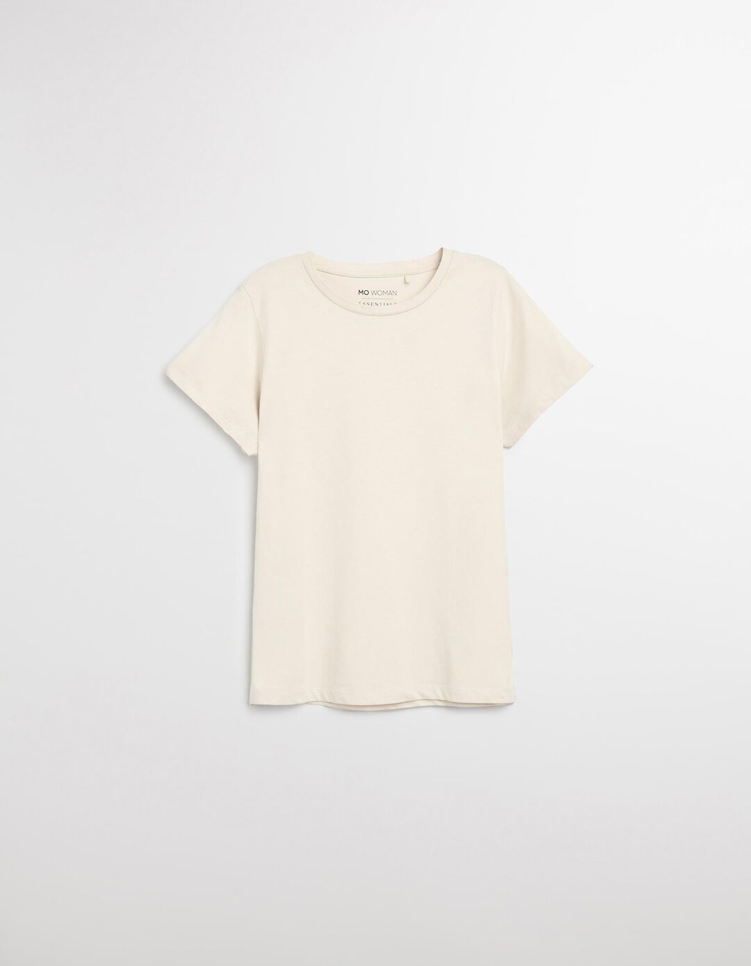 T-shirt, Mulher, Bege Claro