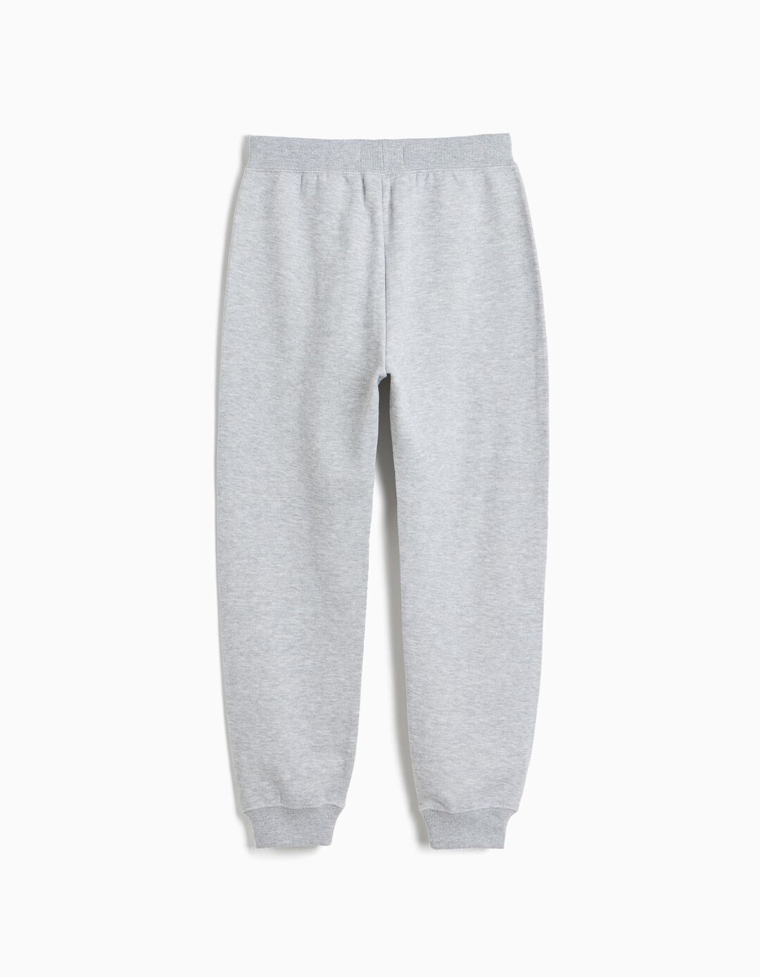 Cal&ccedil;as Jogger De Felpa, Menino, Cinzento Claro