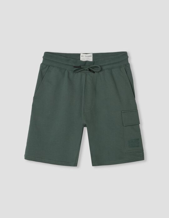 Shorts, Men, Dark Green