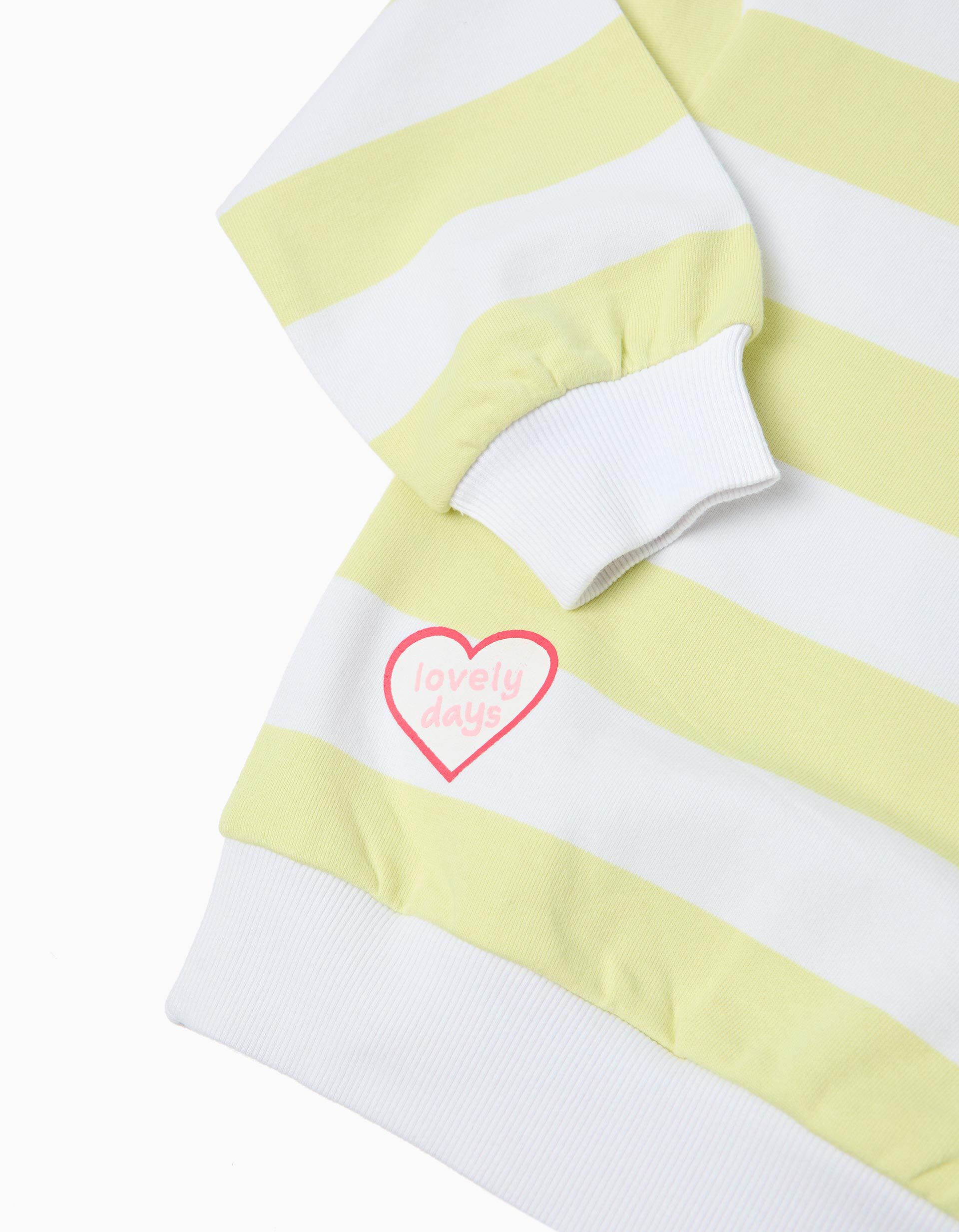 Comprar Online Sweatshirt, Menina, Amarelo Claro