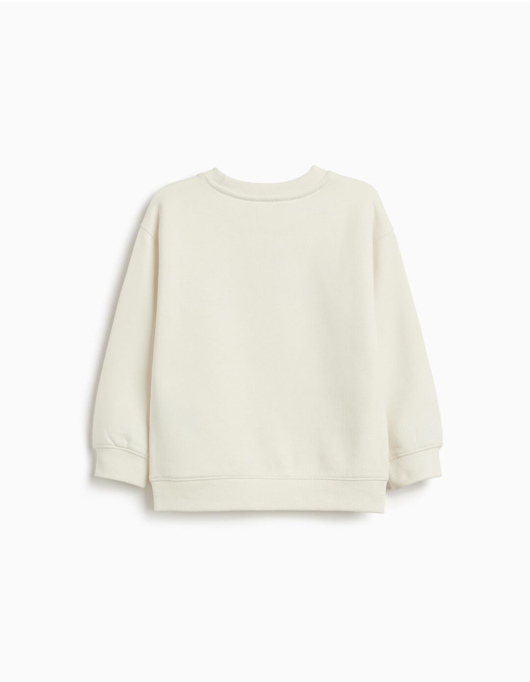 Sweatshirt de Felpa, Menino, Branco
