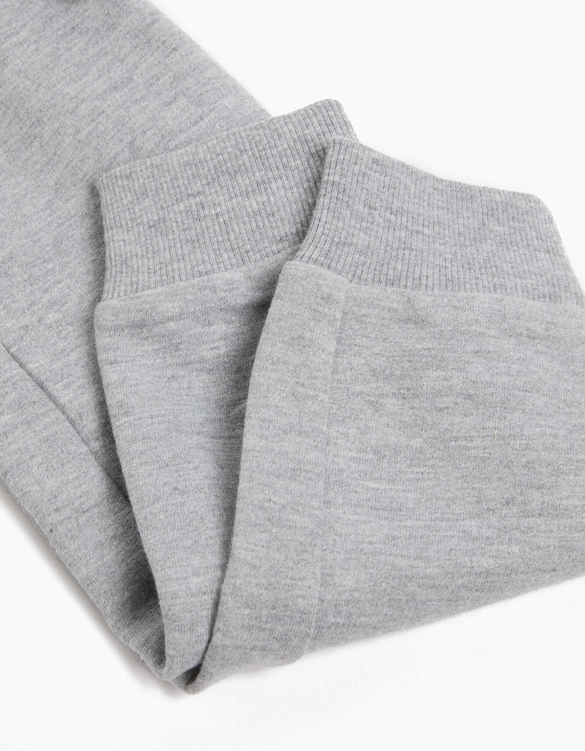 Comprar Online Cal&ccedil;as de Felpa, Menino, Cinzento Claro