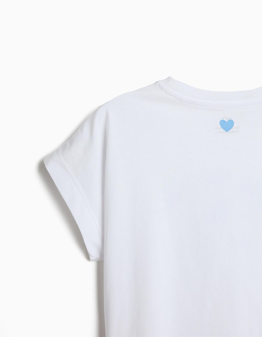 T-shirt Estampada, Menina, Branco