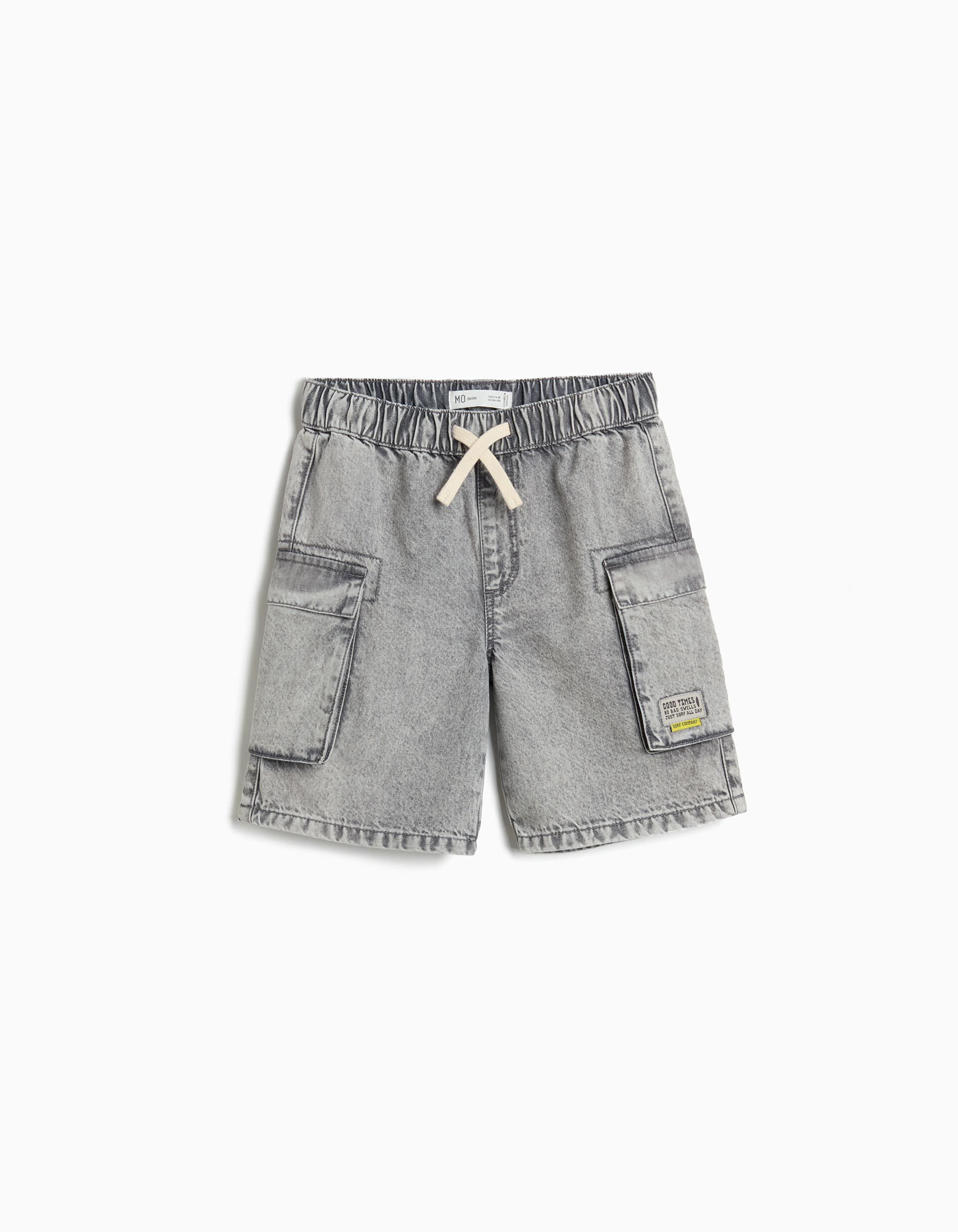 Comprar Online Cal&ccedil;&otilde;es de Ganga 'Cargo', Menino, Cinzento Claro