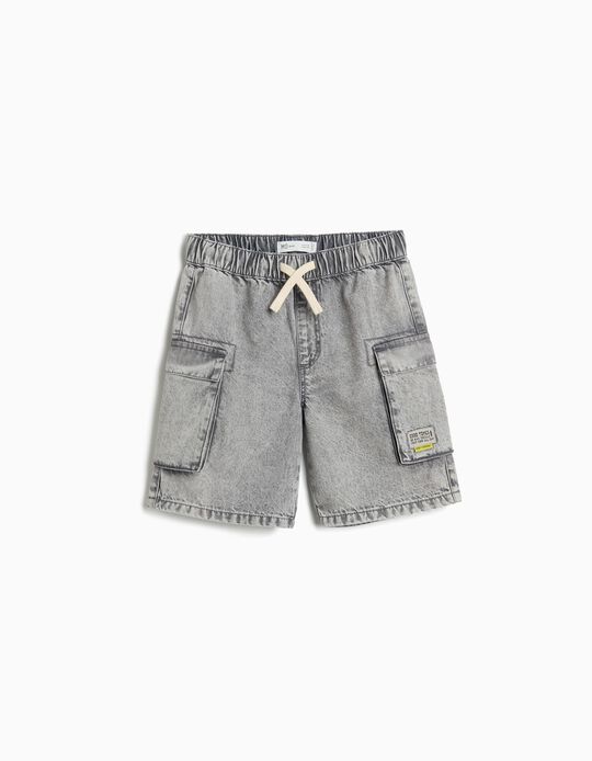 Comprar Online Cal&ccedil;&otilde;es de Ganga 'Cargo', Menino, Cinzento Claro