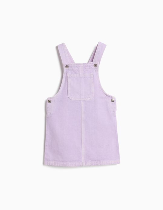 Comprar Online Saia Jardineira, Menina, Roxo Claro