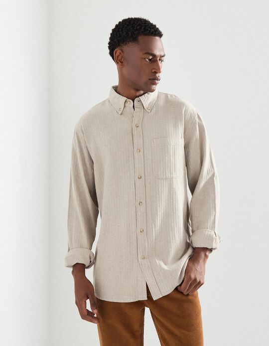 Comprar Online Camisa, Homem, Bege 