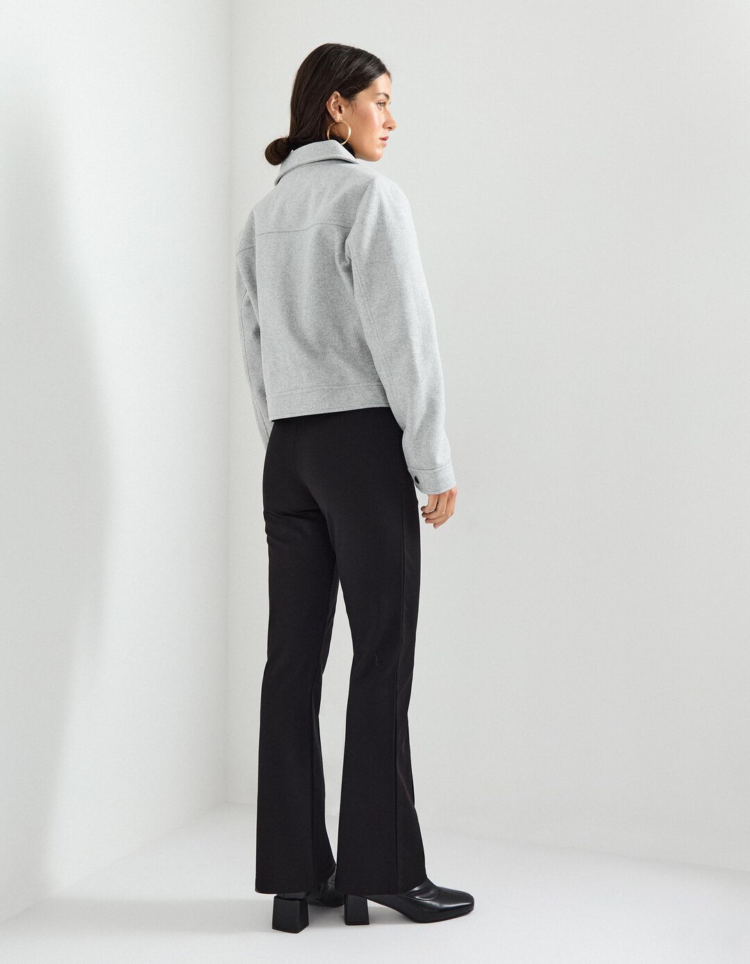 Leggings, Mulher, Preto 