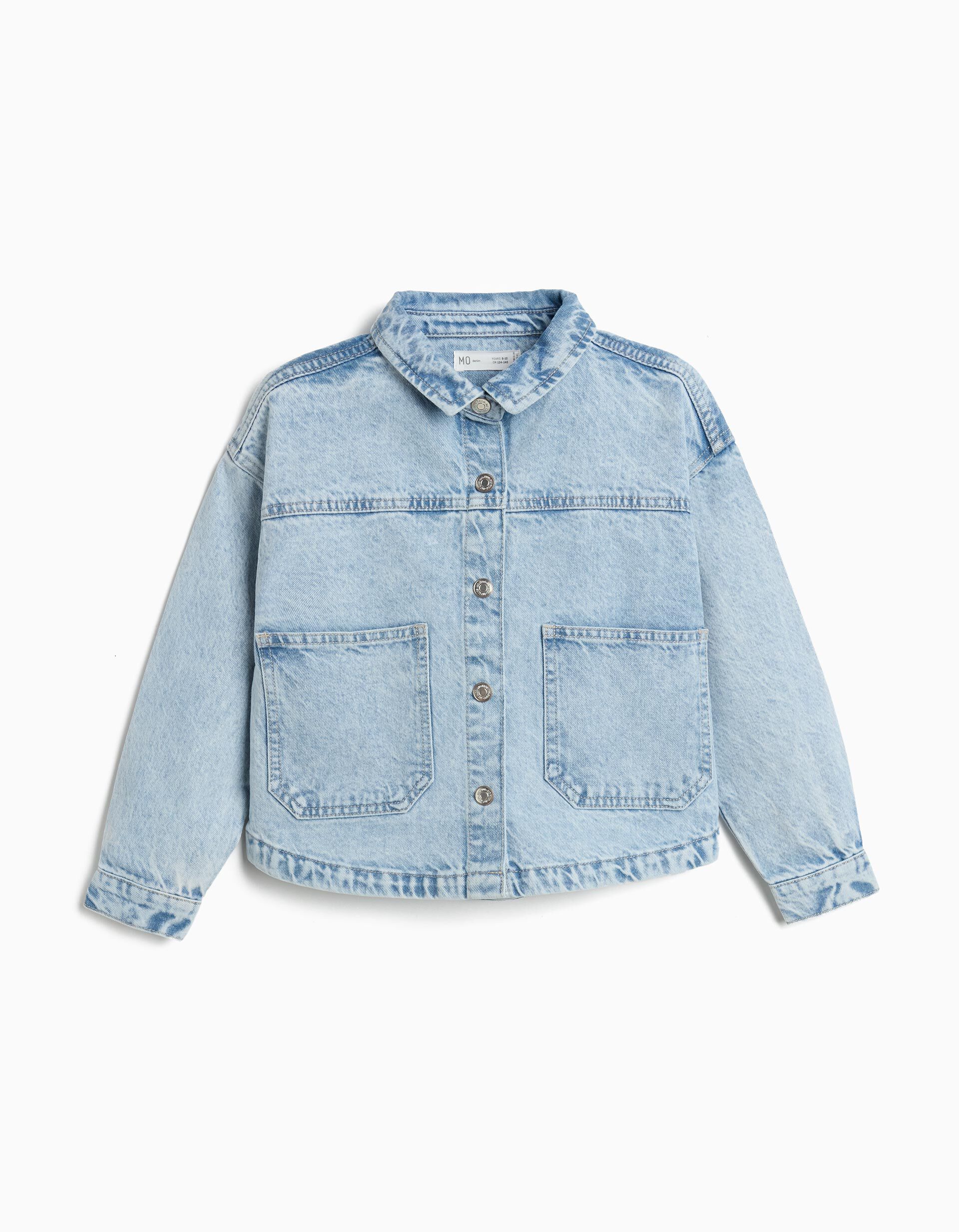 Comprar Online Sobrecamisa de Ganga, Menina, Azul Claro