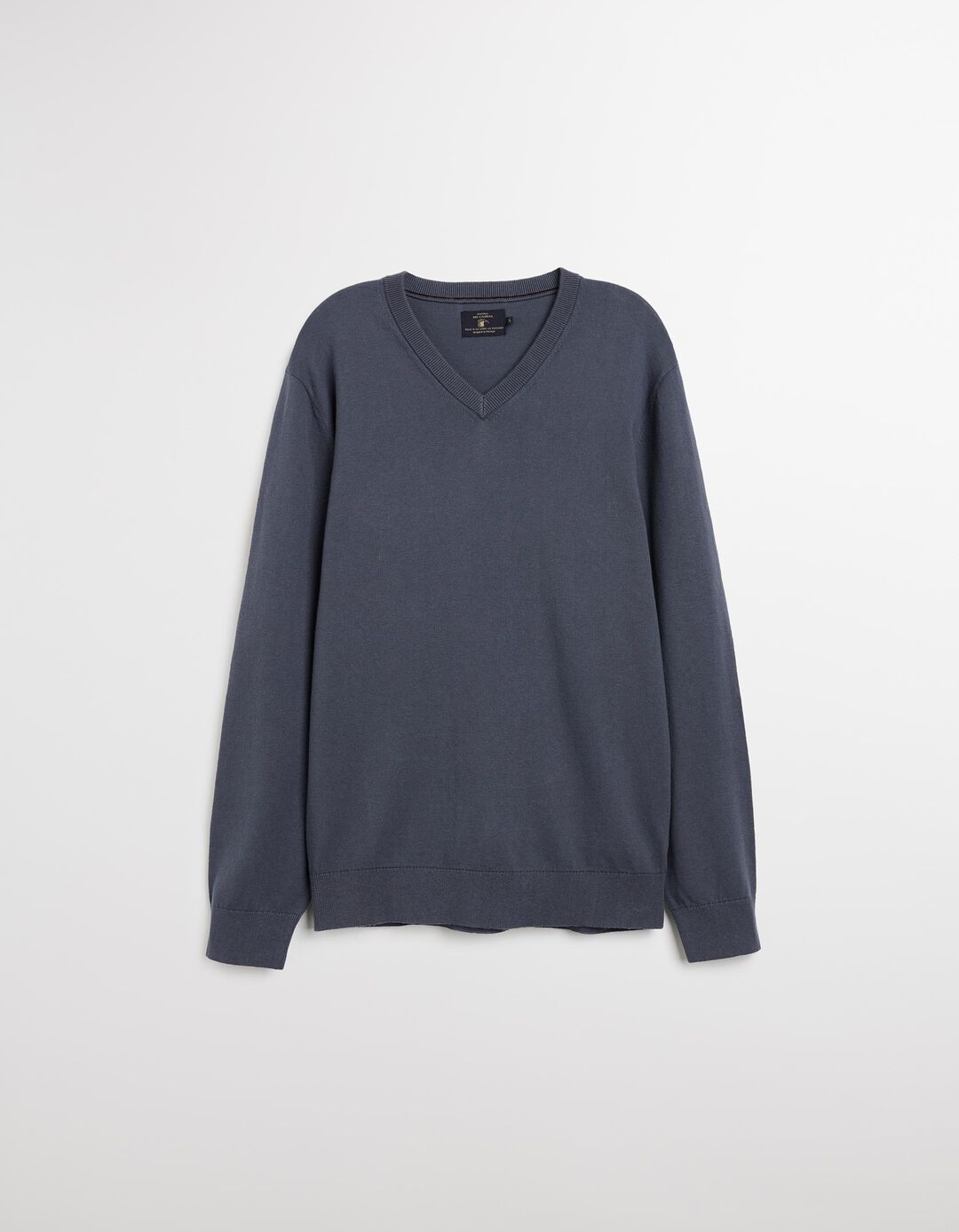 Camisola com Caxemira, Homem, Azul