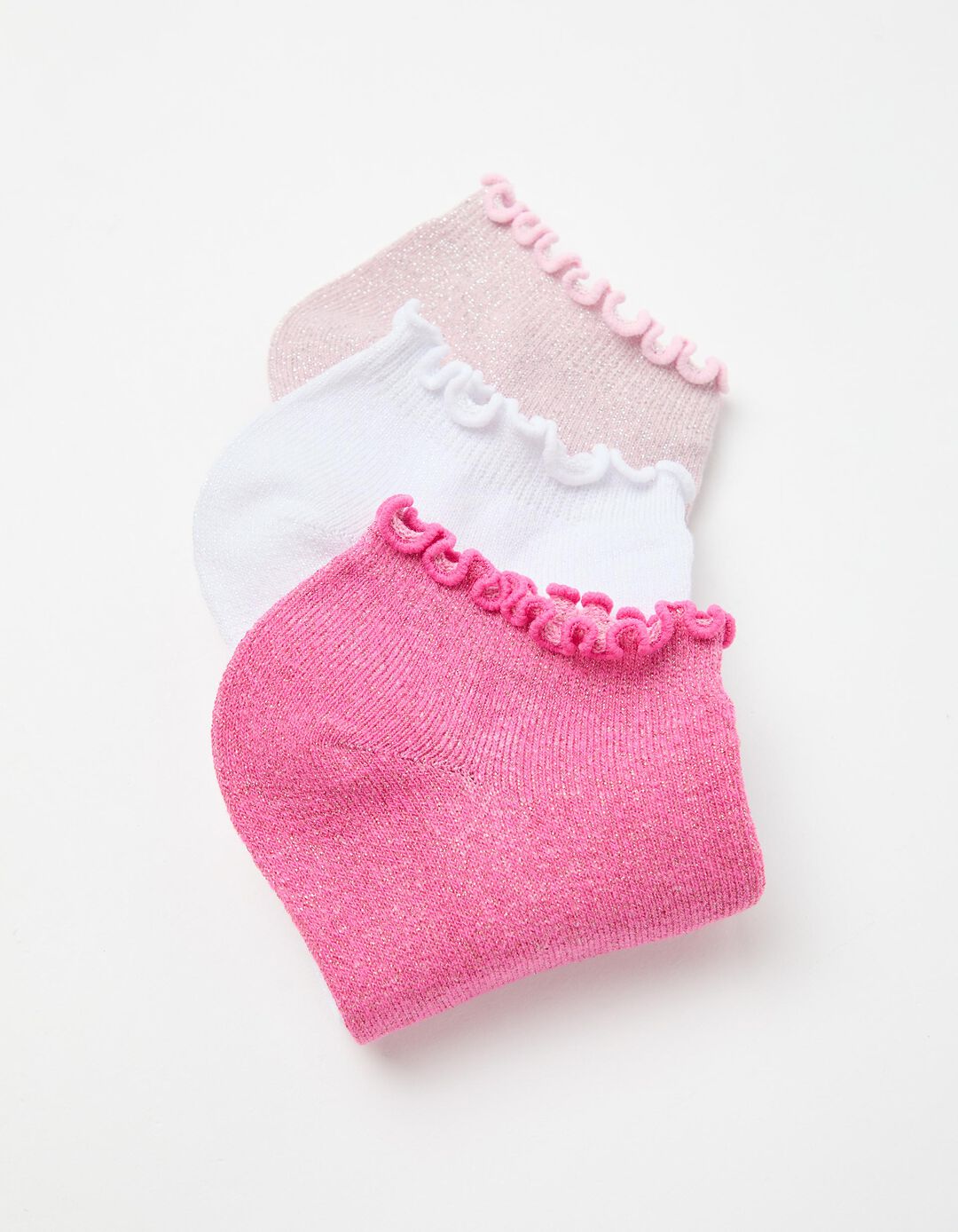 Pack 3 Pares de Meias Tornozelo, Mulher, Multicor