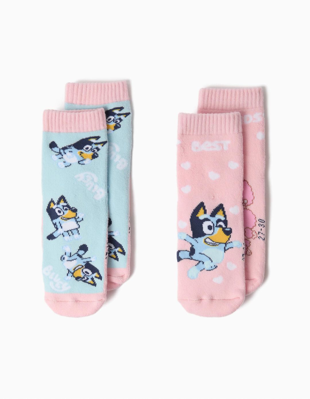 Pack 2 Pares de Meias 'Bluey', Menina, Multicolor
