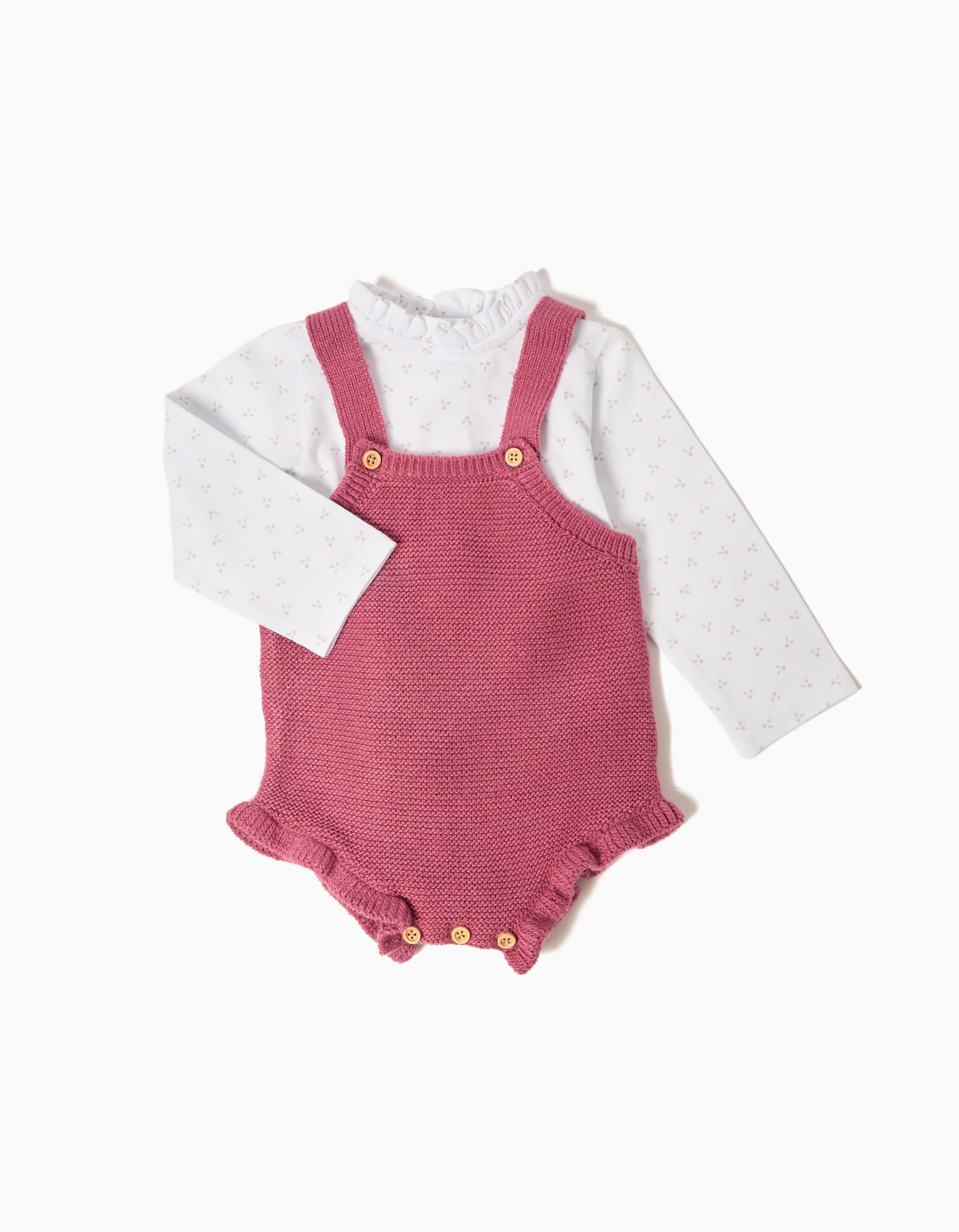 Comprar Online Conjunto Body e Macac&atilde;o, Rec&eacute;m-Nascido, Roxo