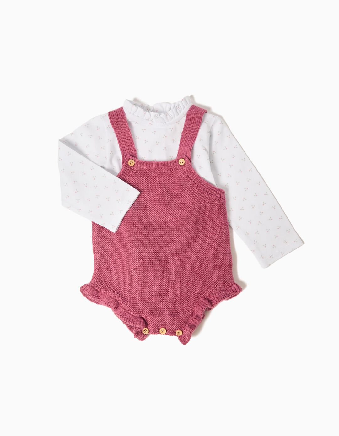 Conjunto Body e Macacão, Recém-Nascido, Roxo