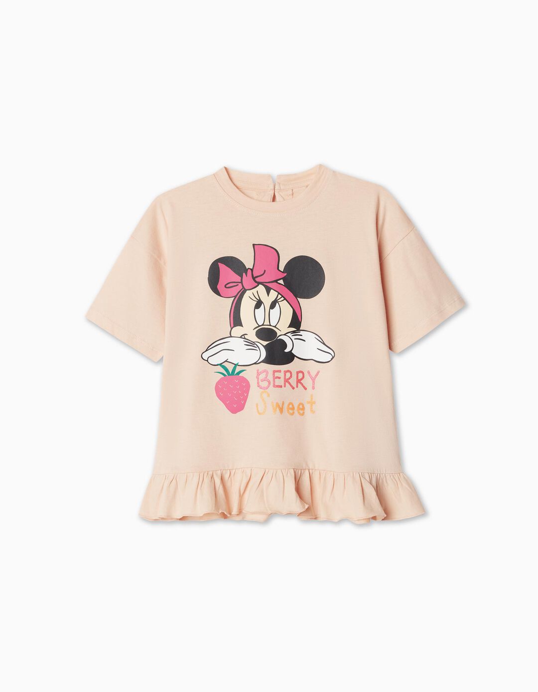 'Disney' T-shirt, Girl, Light Pink