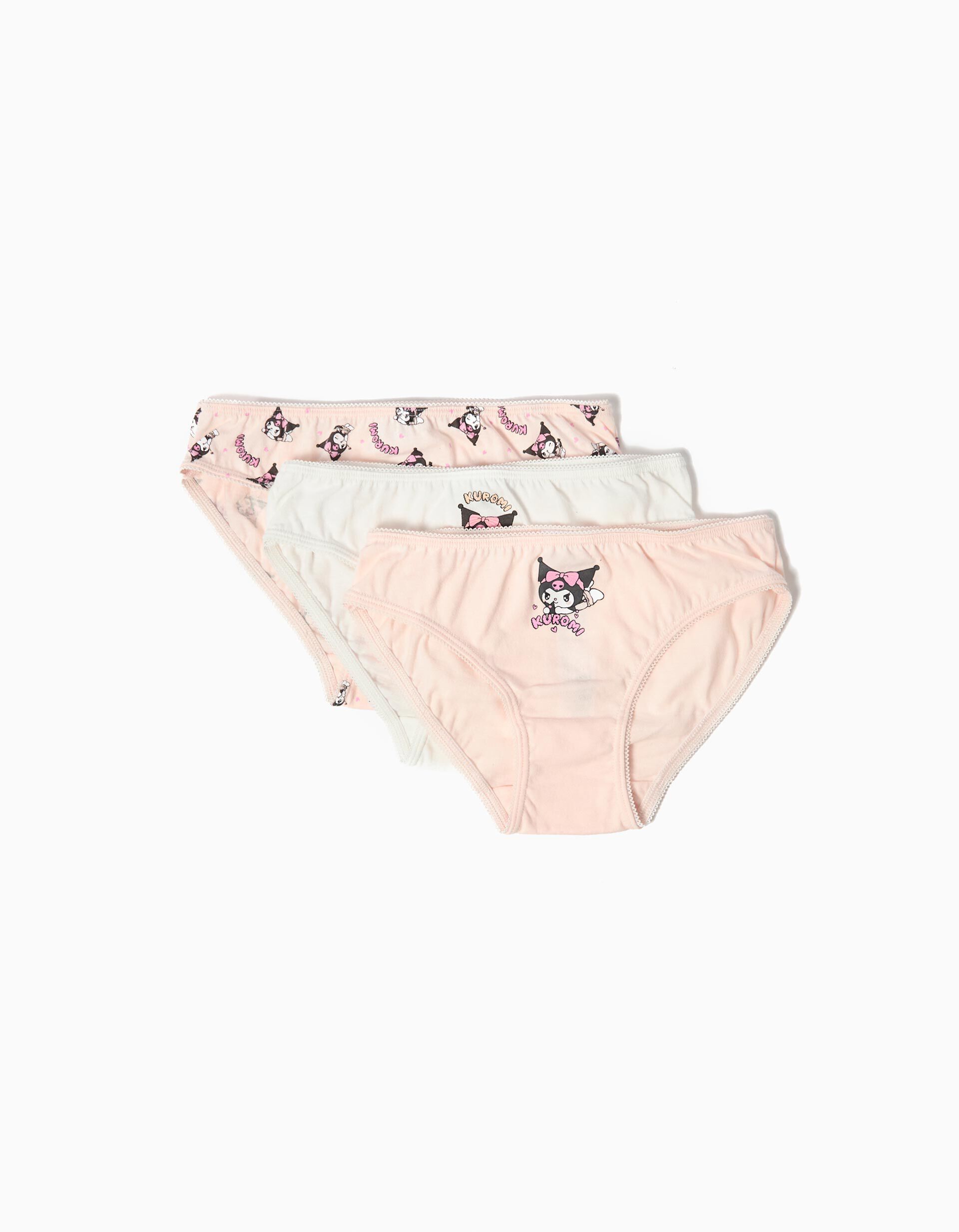 Comprar Online Pack 3 Cuecas 'Kuromi', Menina, Multicolor