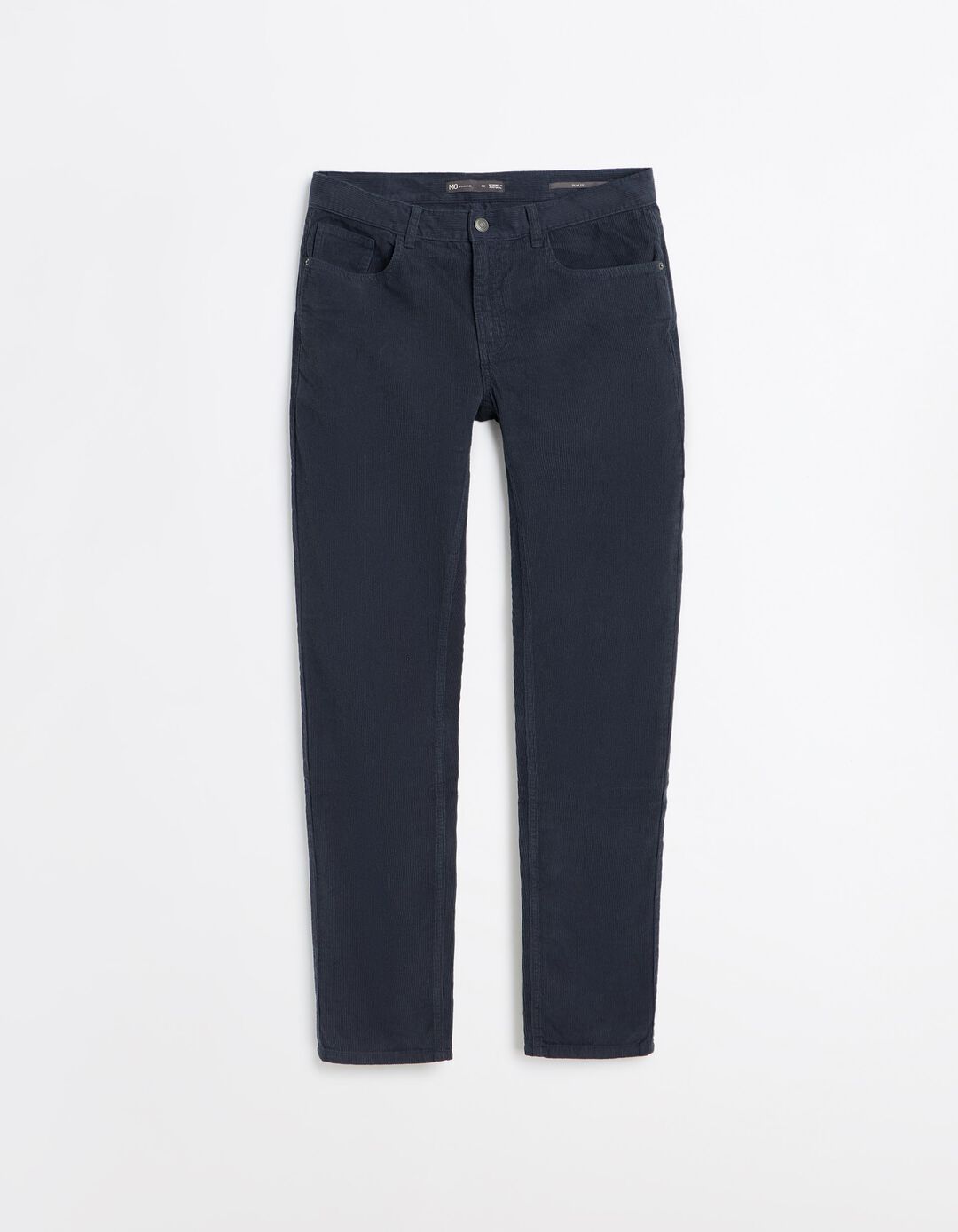 Cal&ccedil;as De Bombazina Slim-Fit, Homem, Azul Escuro