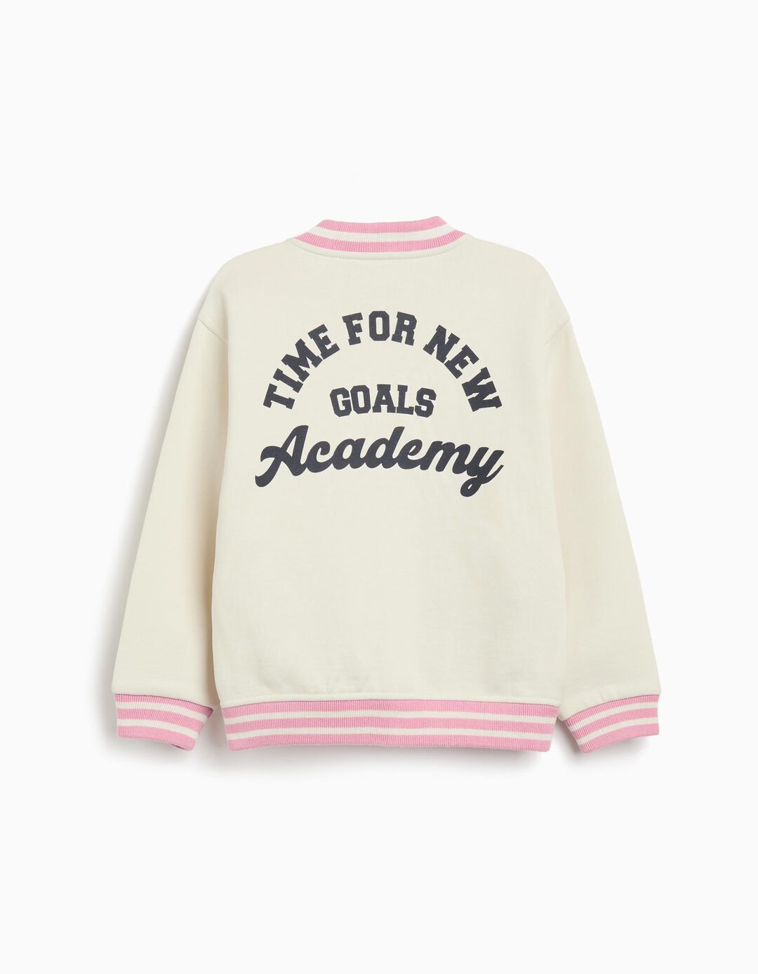 Casaco Bomber, Menina, Branco