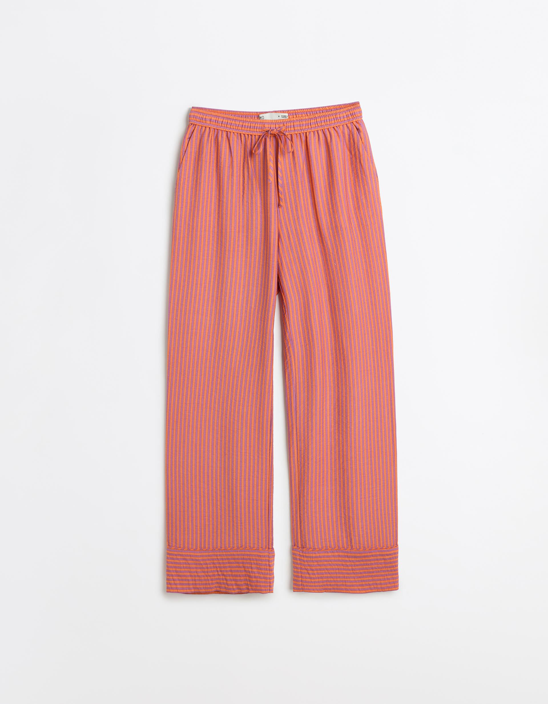 Comprar Online Cal&ccedil;as Riscas, Mulher, Laranja Escuro