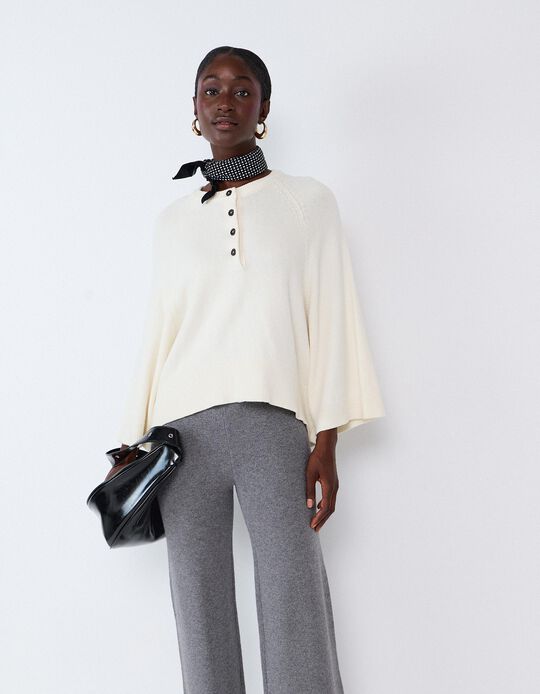 Comprar Online Camisola De Malha, Mulher, Bege Claro 
