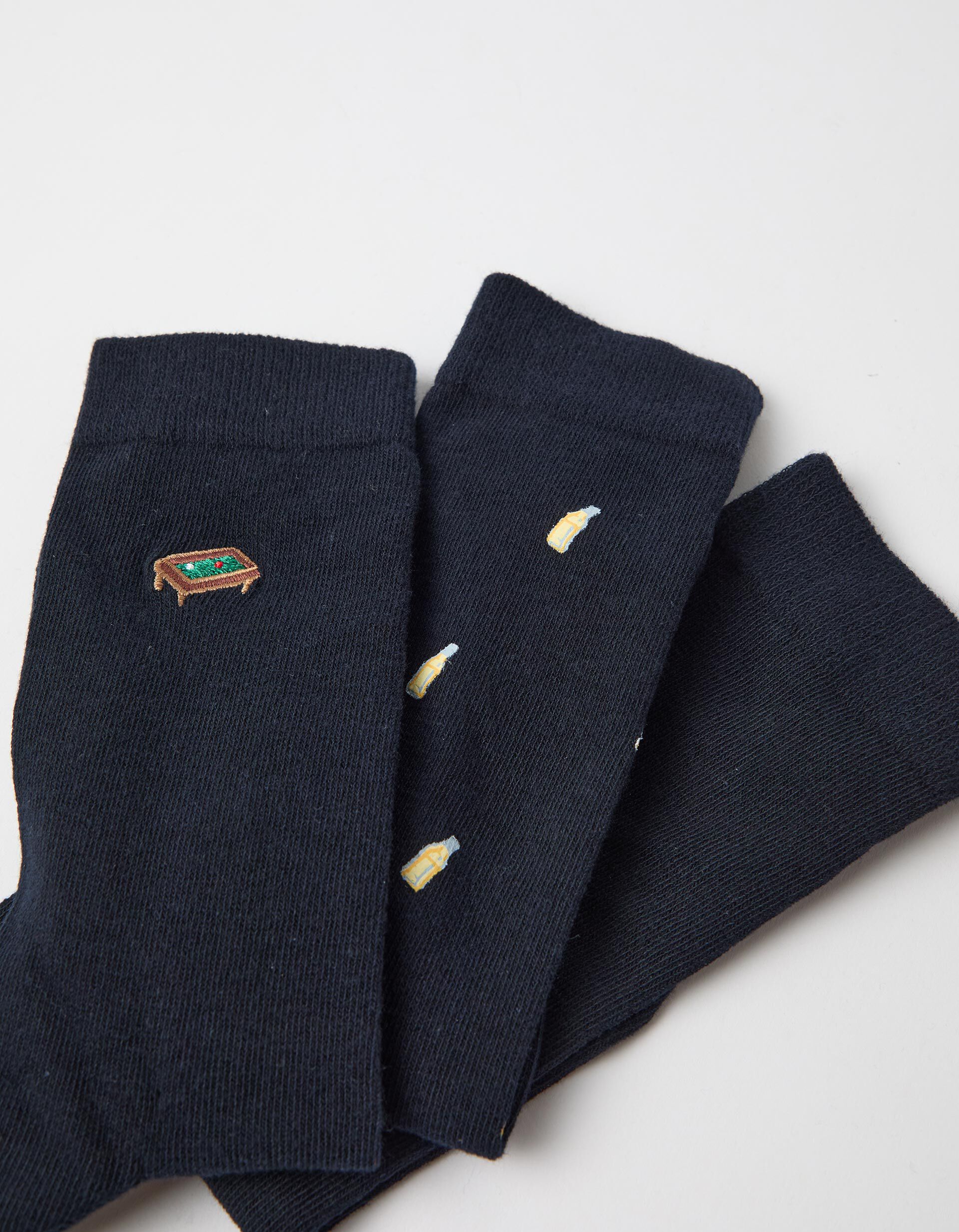 Comprar Online Pack 3 Pares De Meias, Homem, Azul Escuro