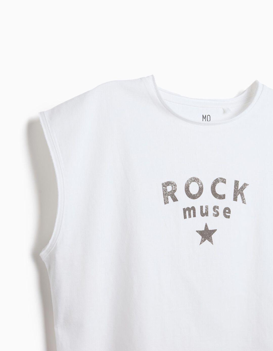T-shirt Estampada, Menina, Branco