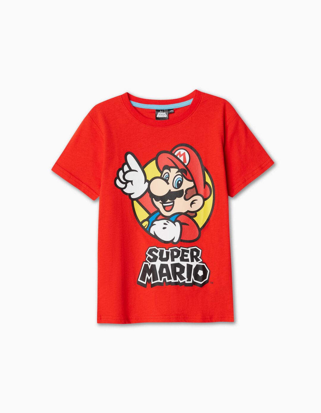 T-shirt 'Super Mario', Menino, Vermelho